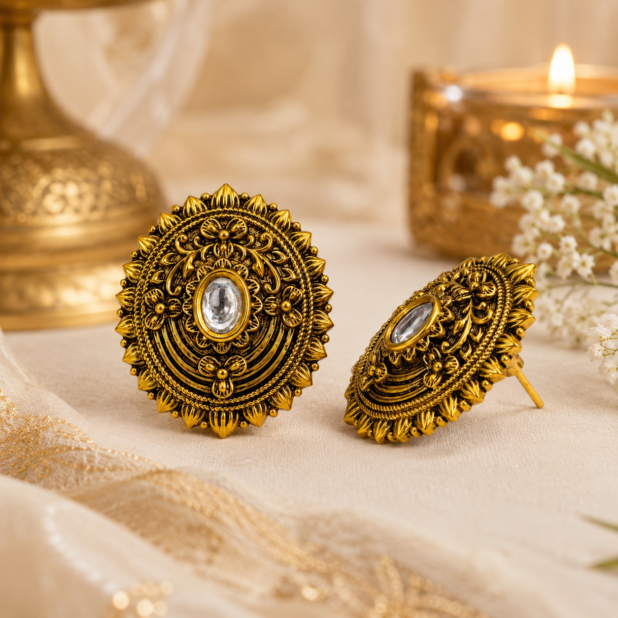 Antique Aura Studs