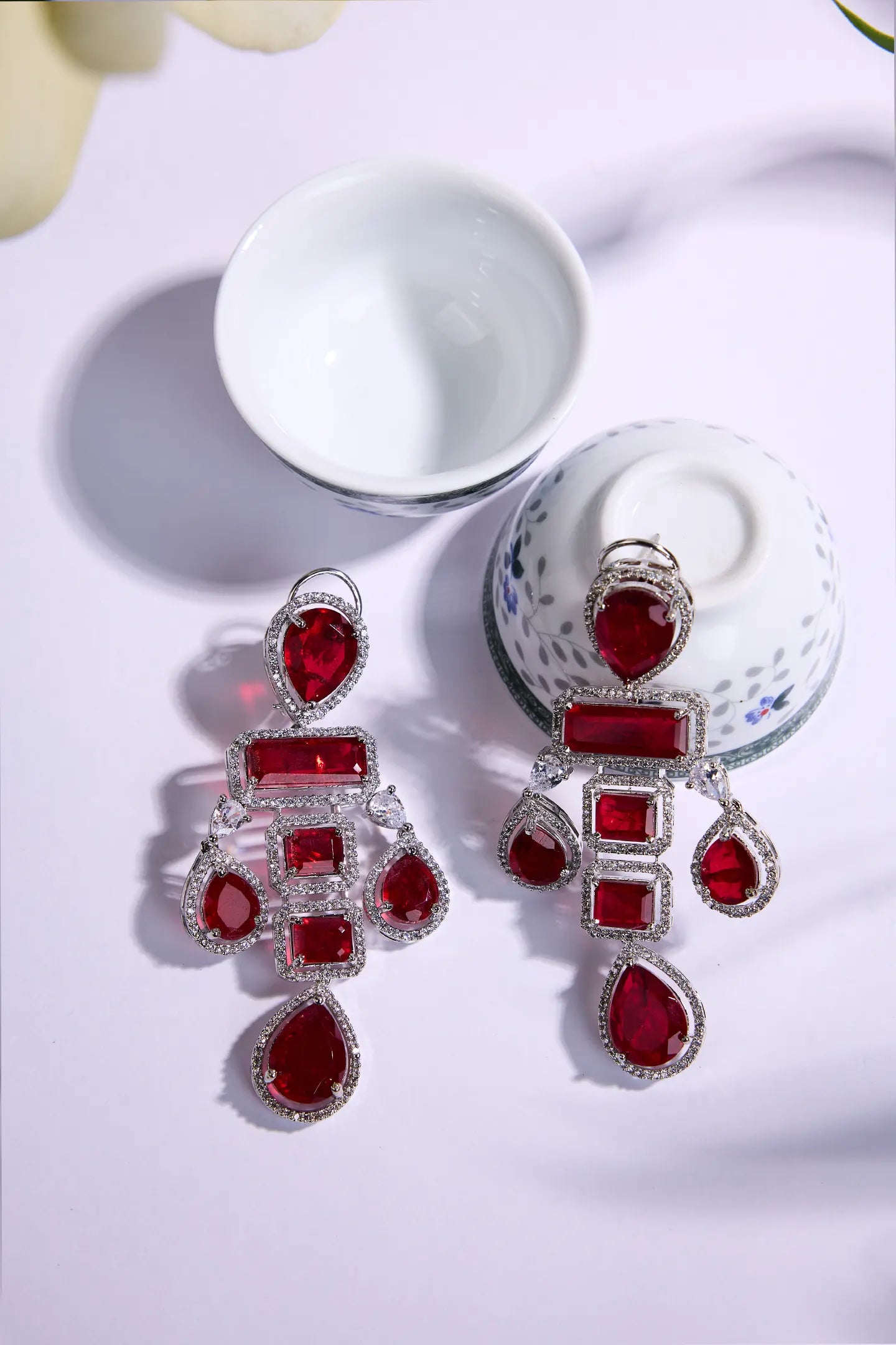 Ruby Sparkle Earrings