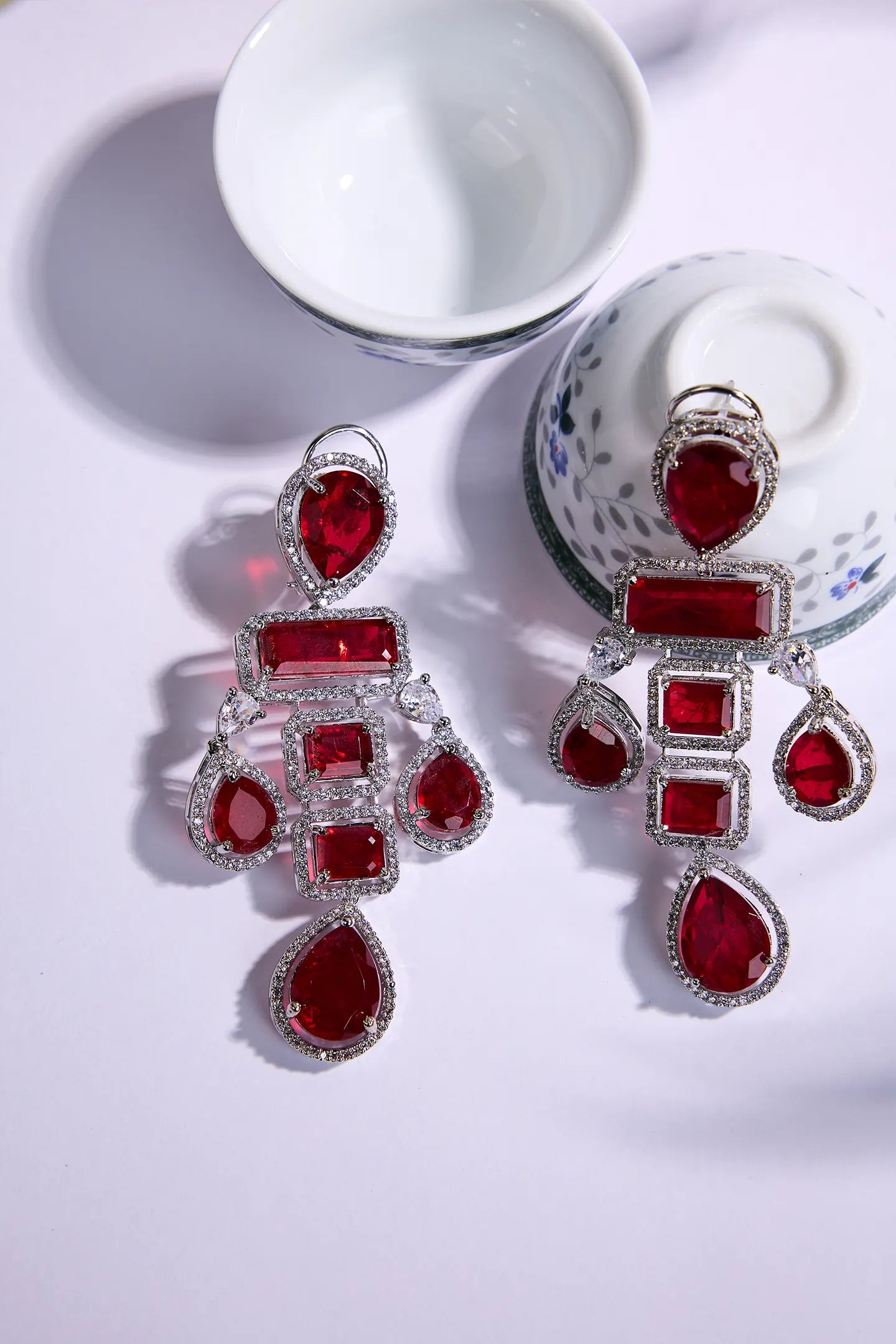 Ruby Sparkle Earrings