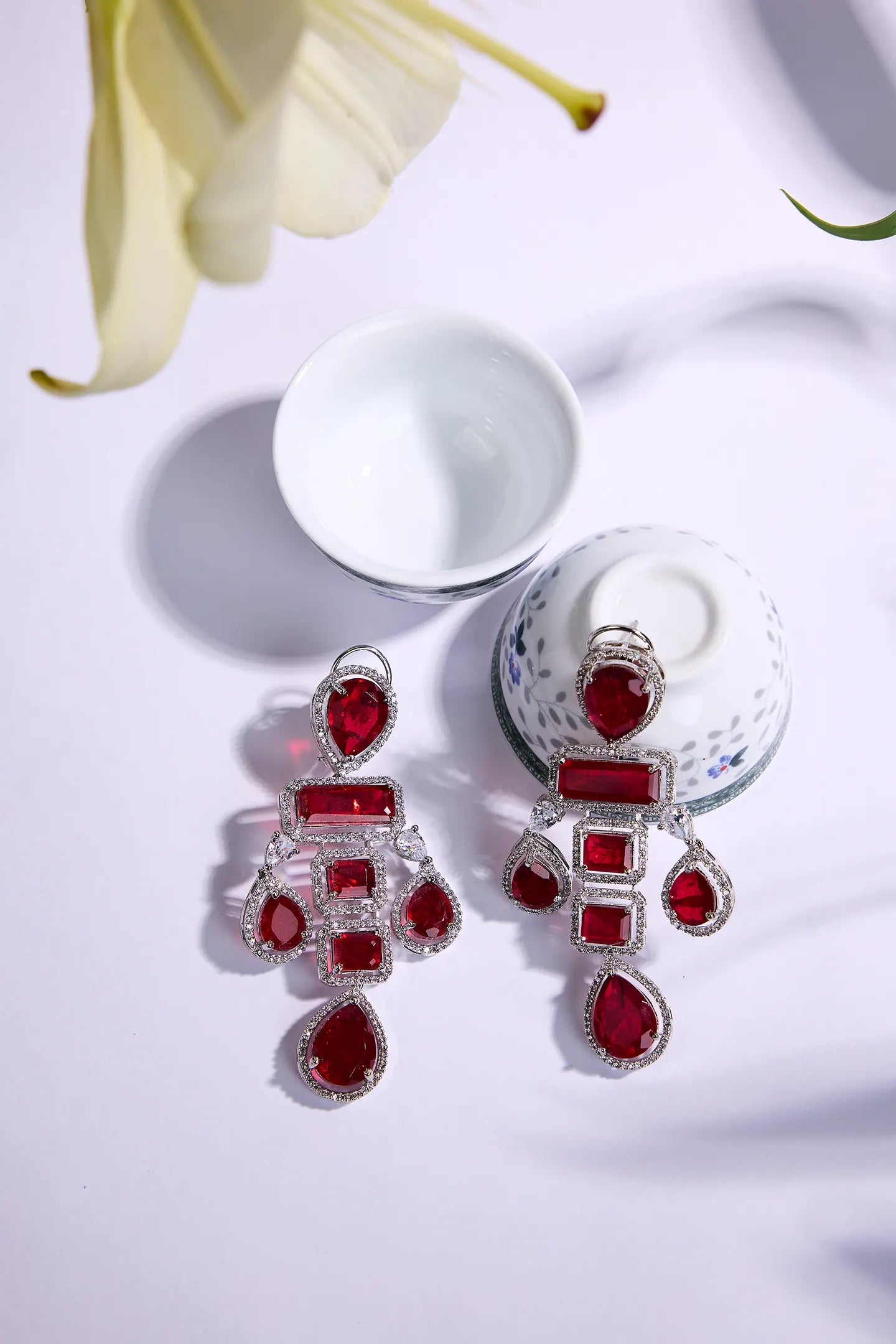 Ruby Sparkle Earrings