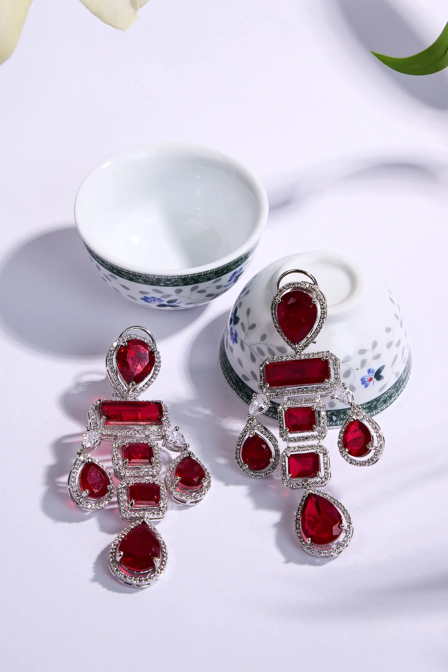 Ruby Sparkle Earrings