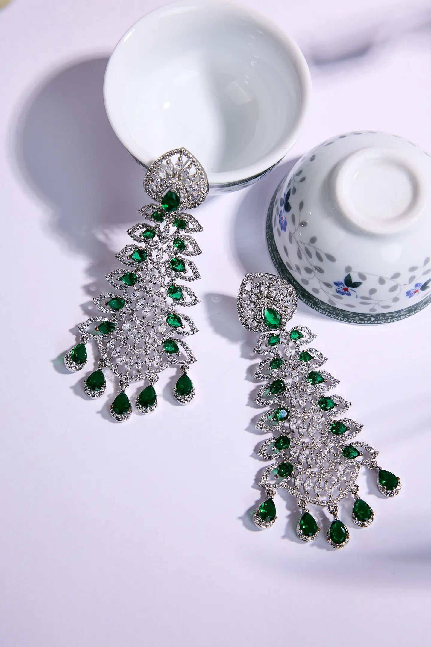 Emerald Sparkle Earrings