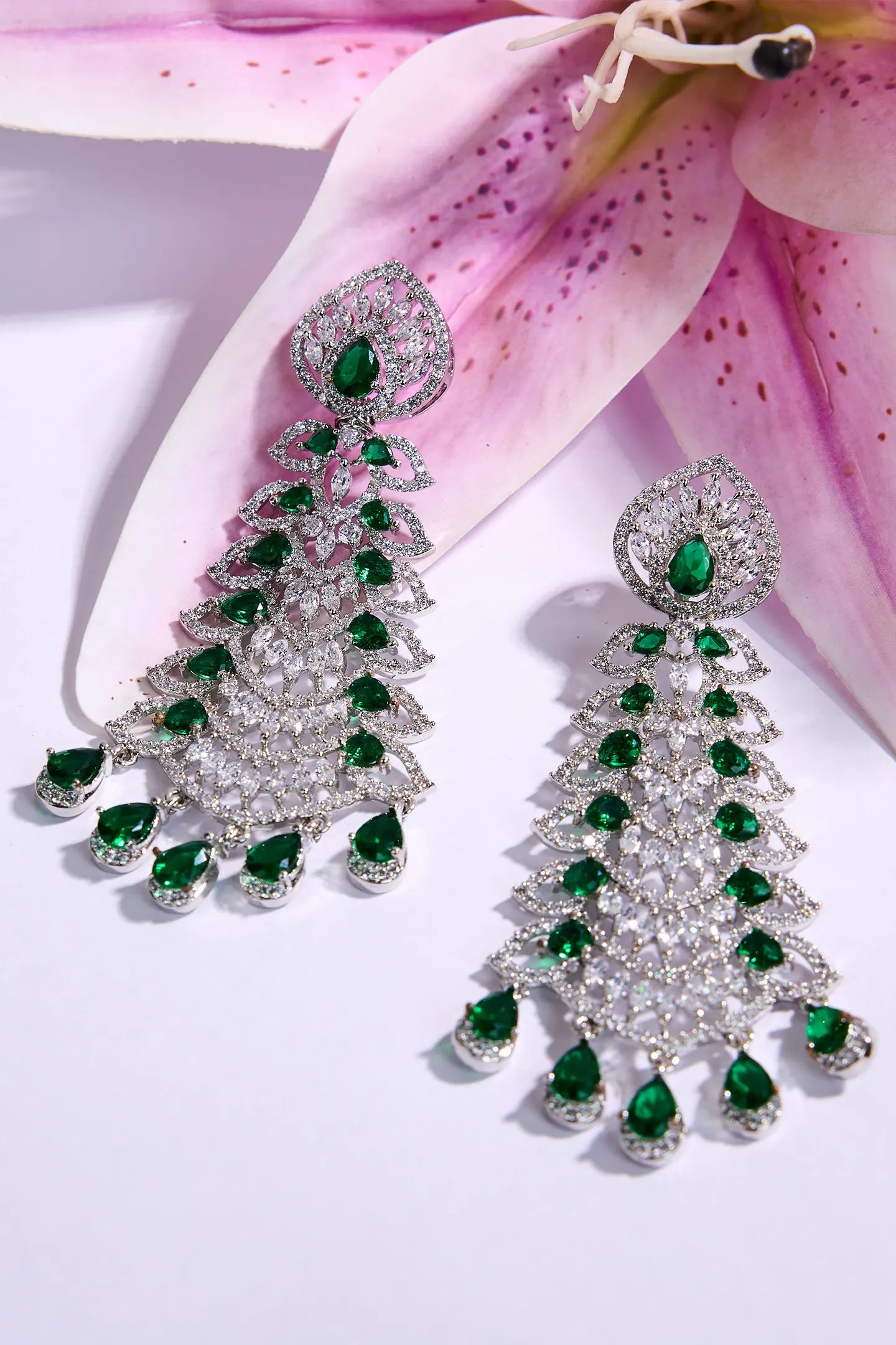 Emerald Sparkle Earrings