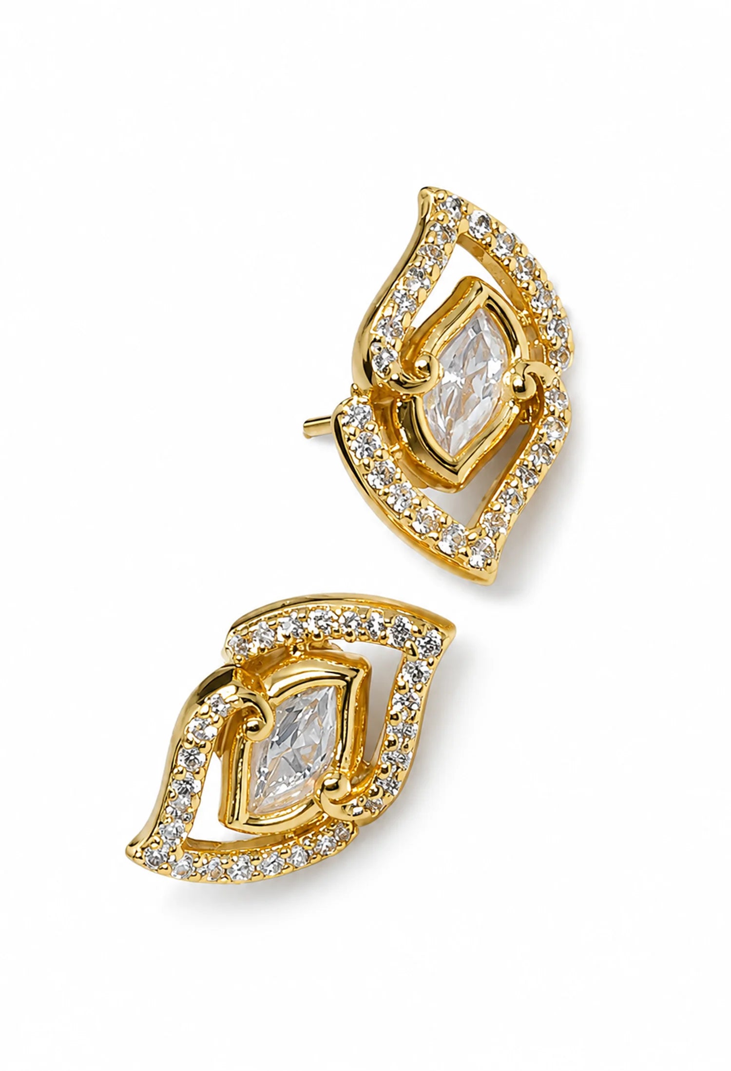 Celeste Leaf Studs