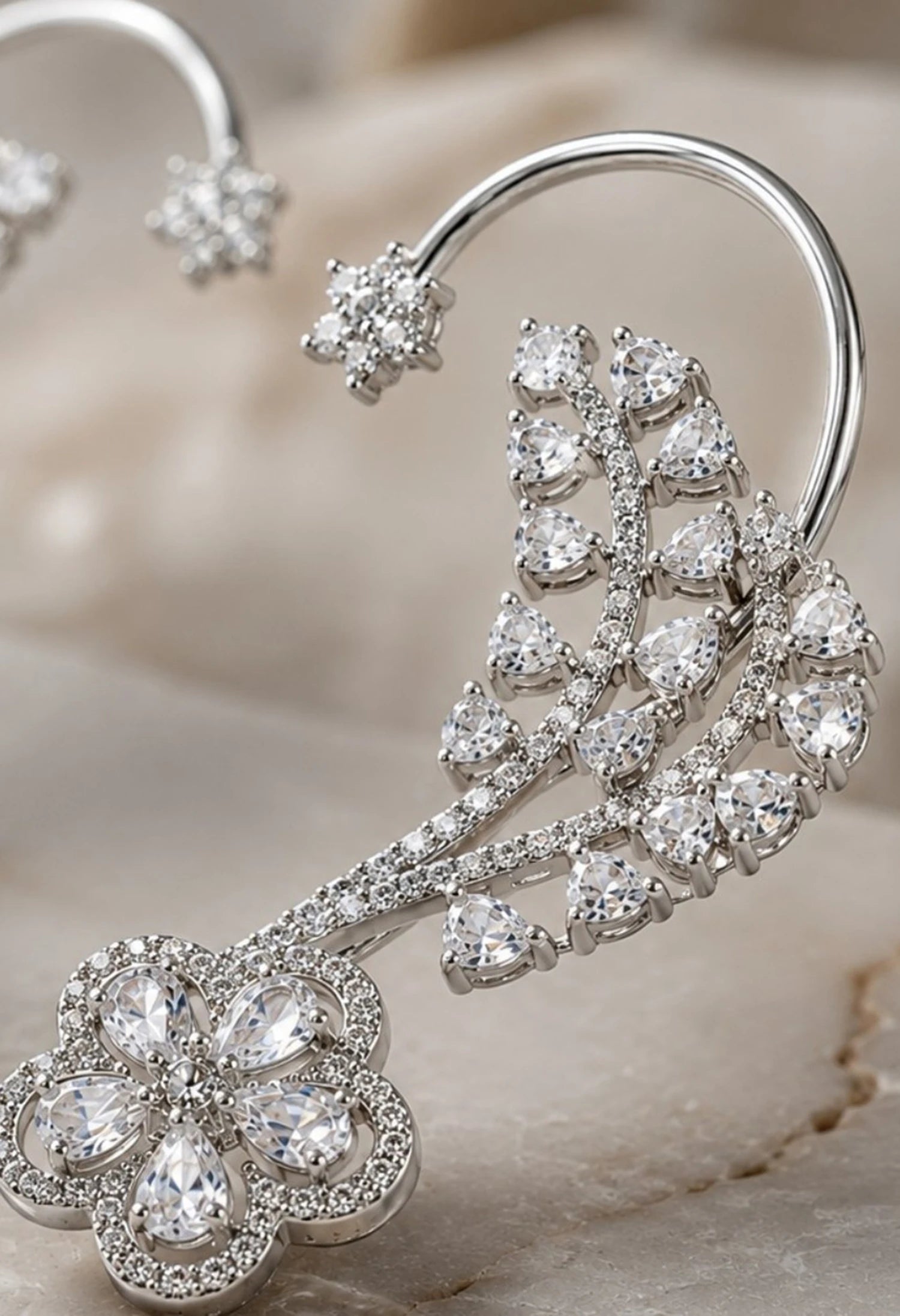 Blossom Vine Ear Cuffs