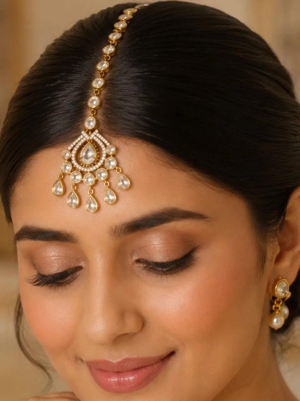 Noor Teardrop Maang Tikka