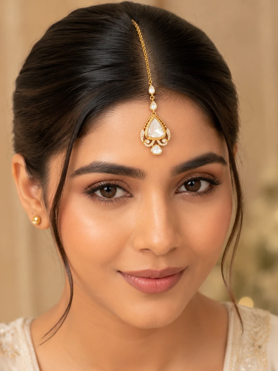 Royal Kundan Maang Tikka