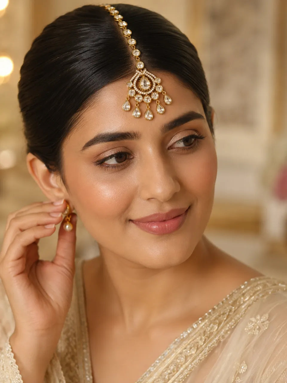 Noor Teardrop Maang Tikka