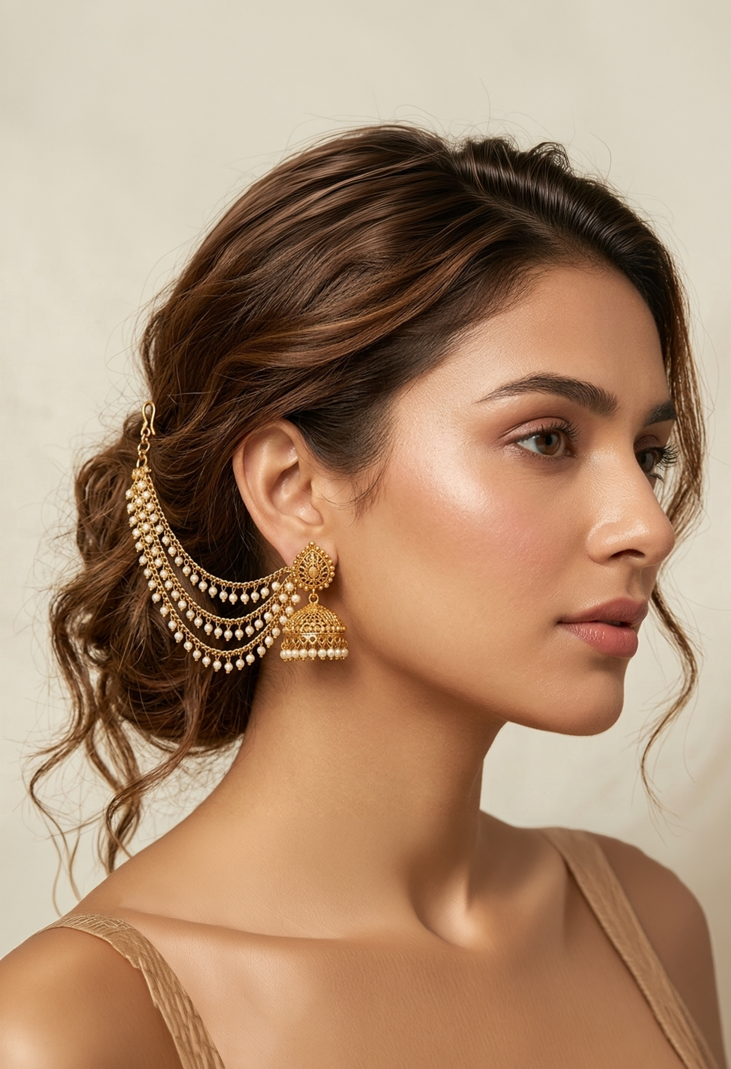 Pearl Grace Ear Chain