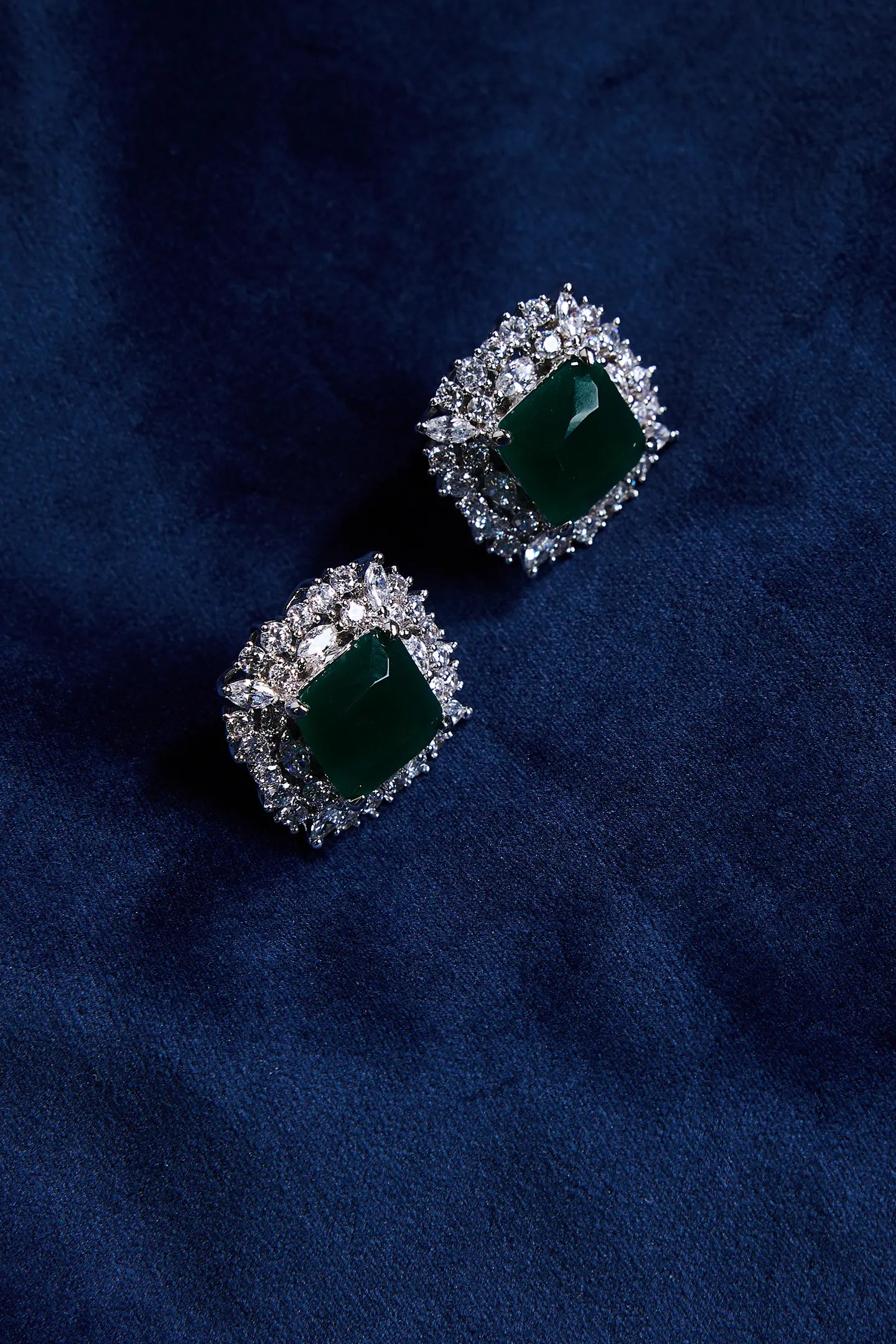 Enchanted Emerald Studs