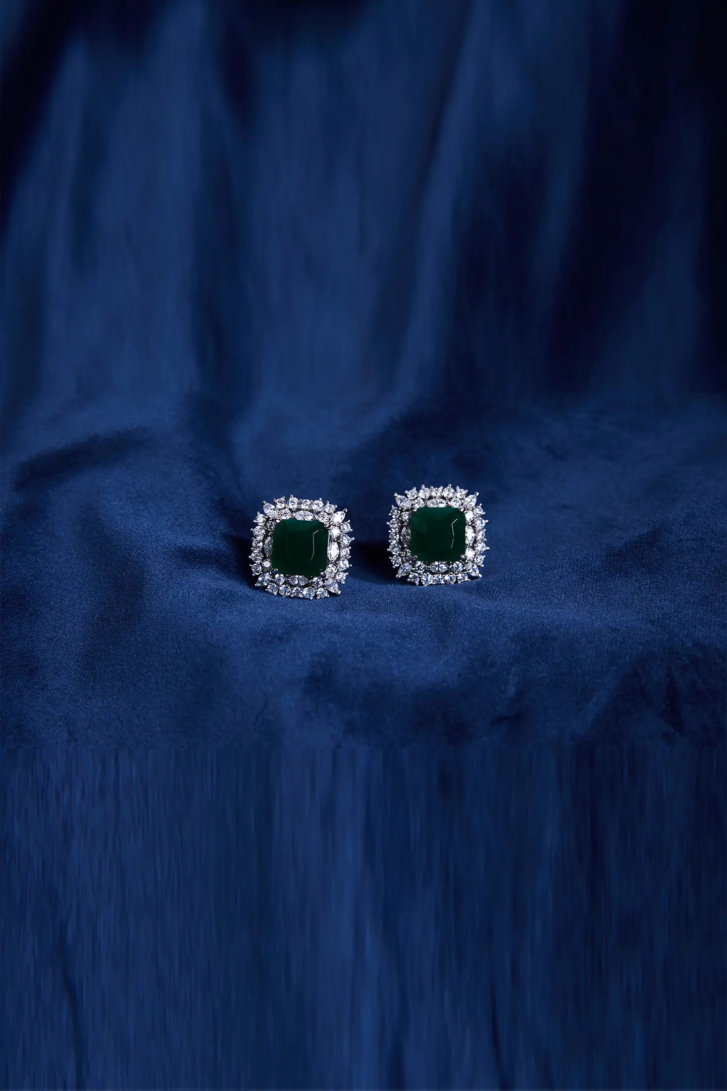 Enchanted Emerald Studs