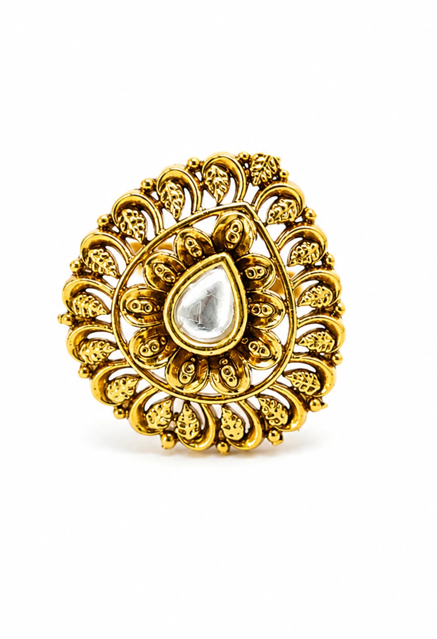Meher Teardrop Ring