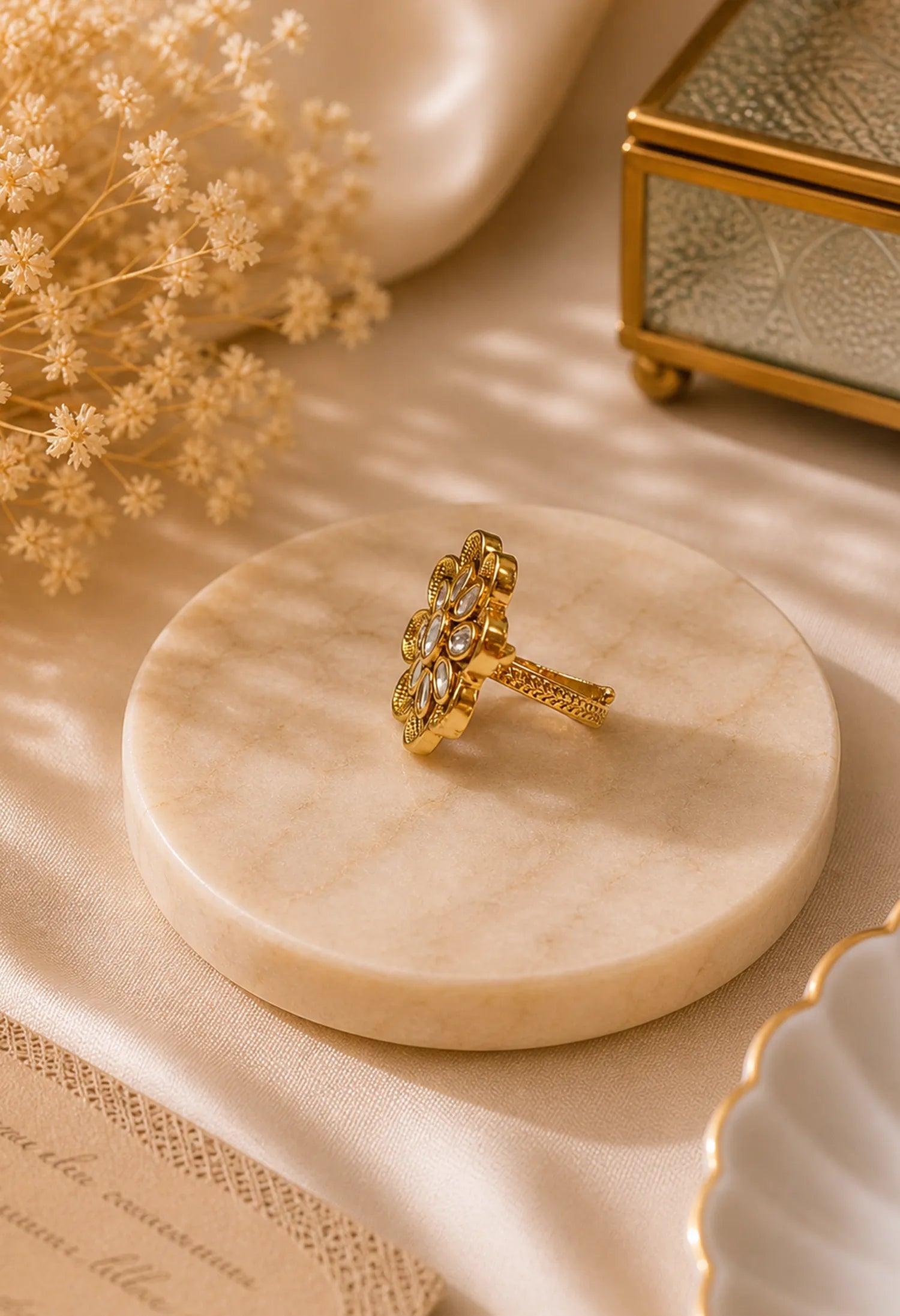 Golden Bloom Ring