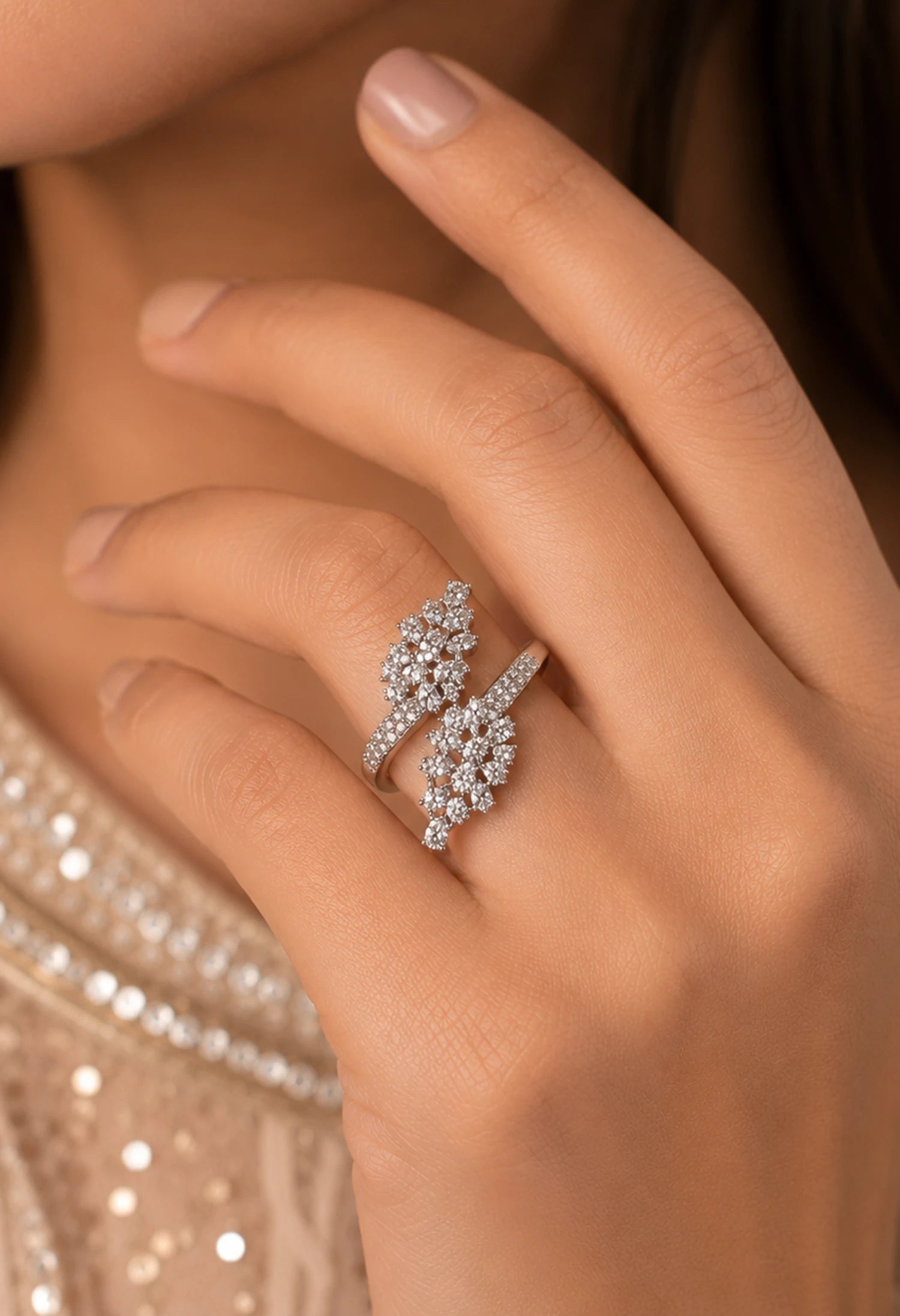 Frost Bloom Ring