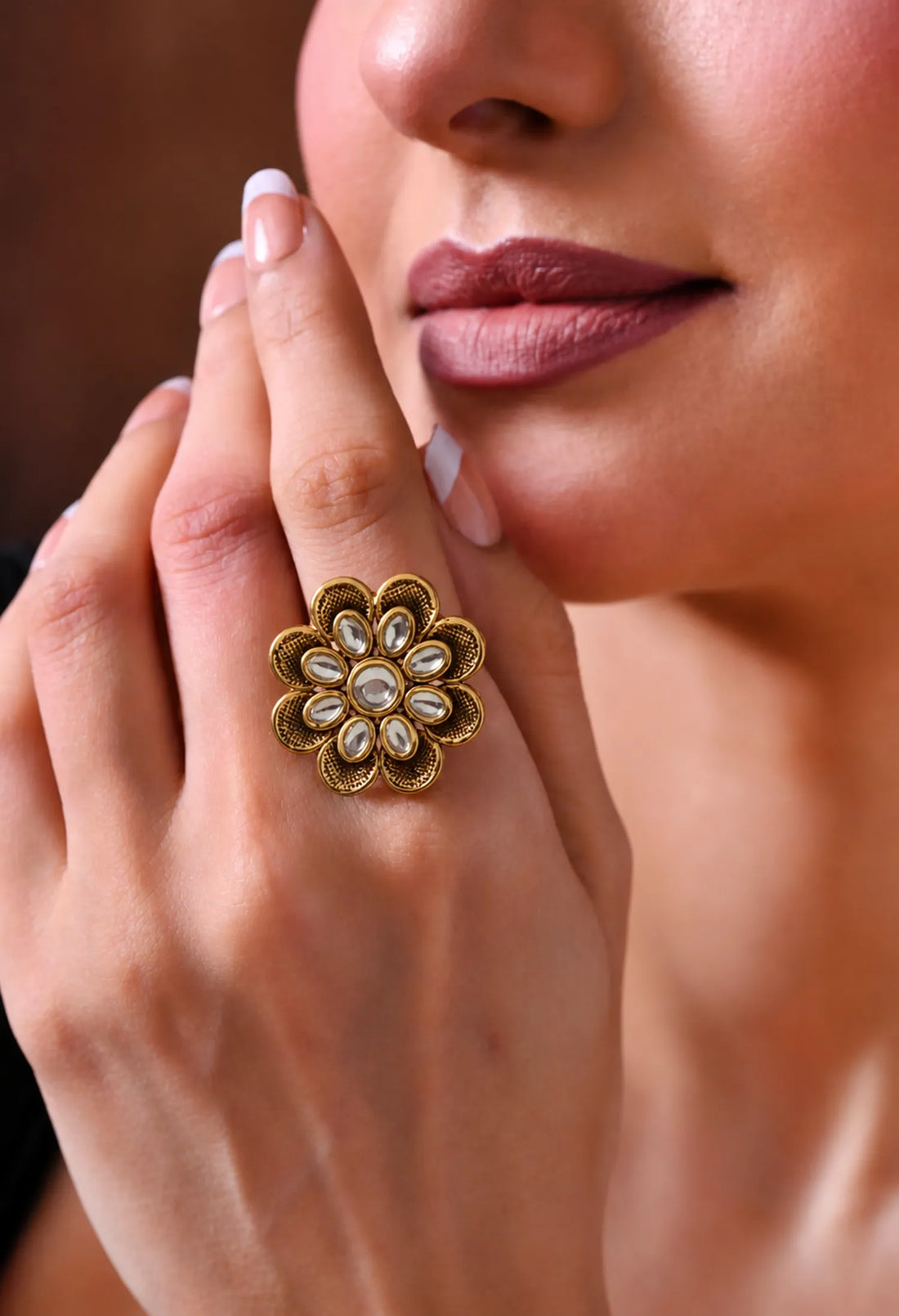 Golden Bloom Ring
