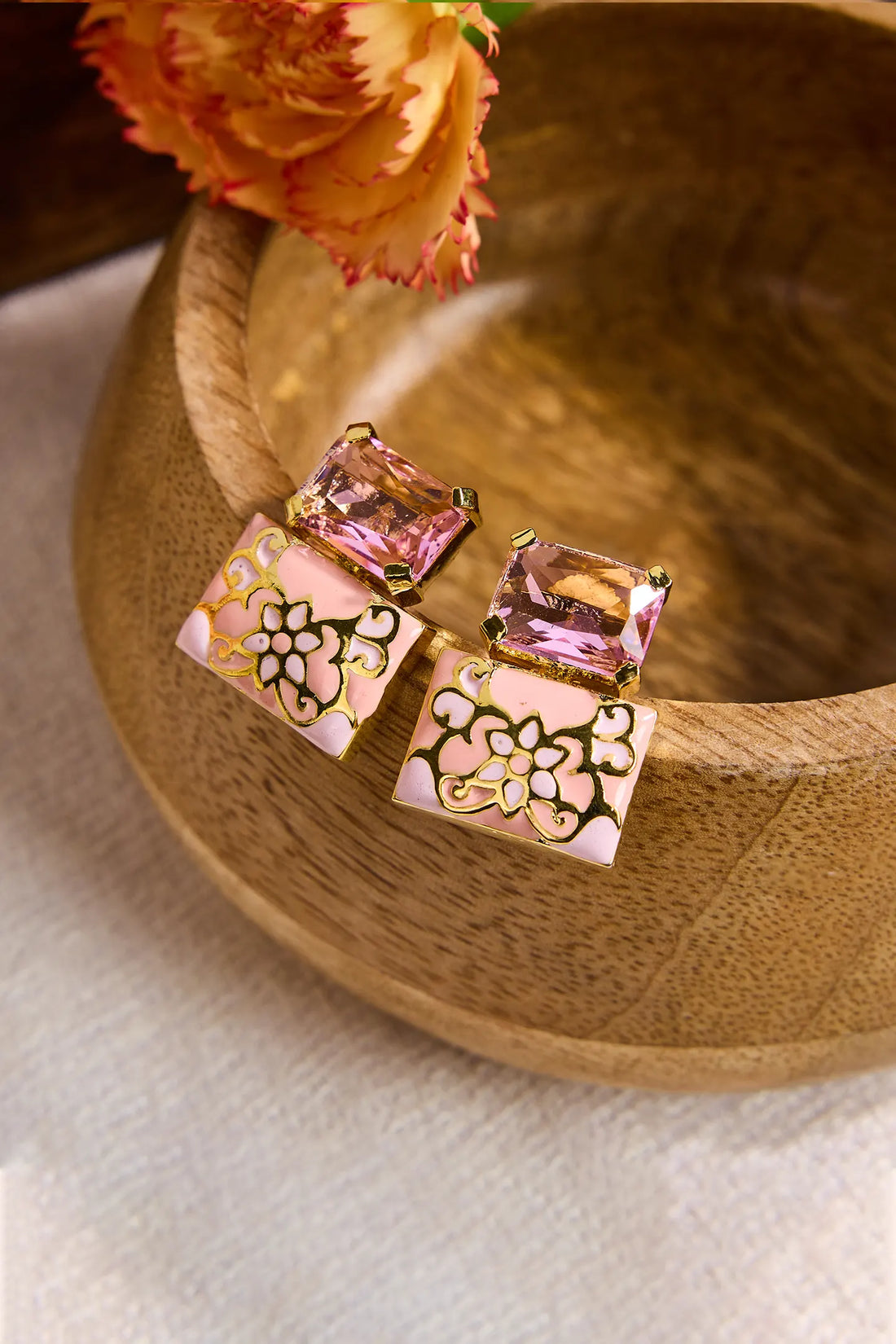Radiant Rose Earring