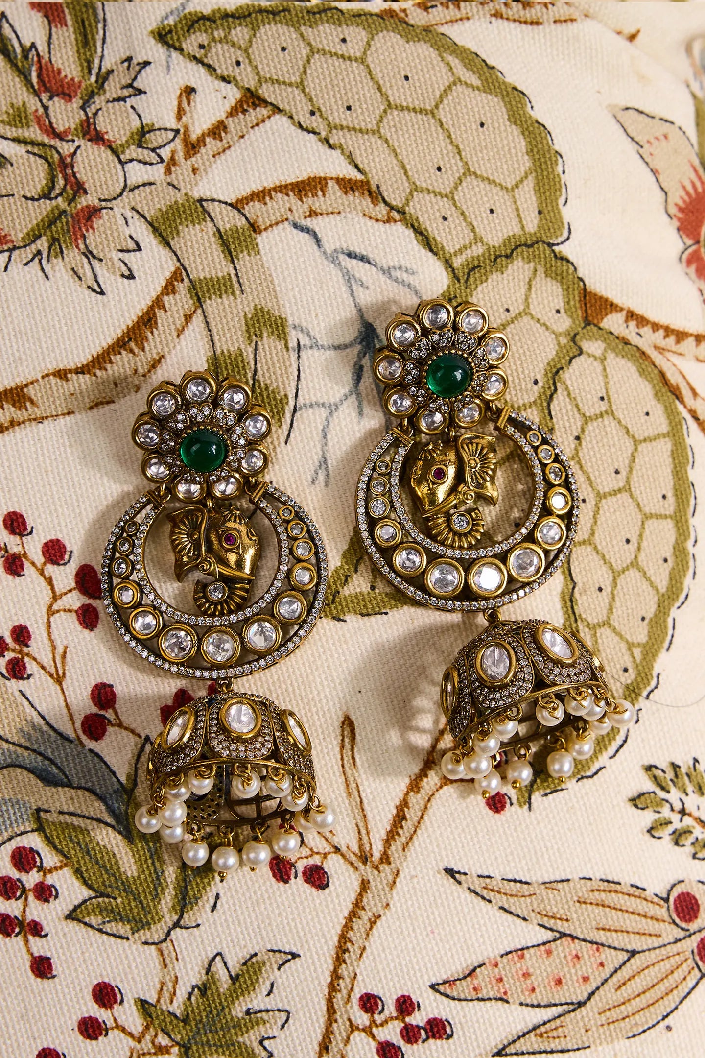 Divine Elegance Jhumka