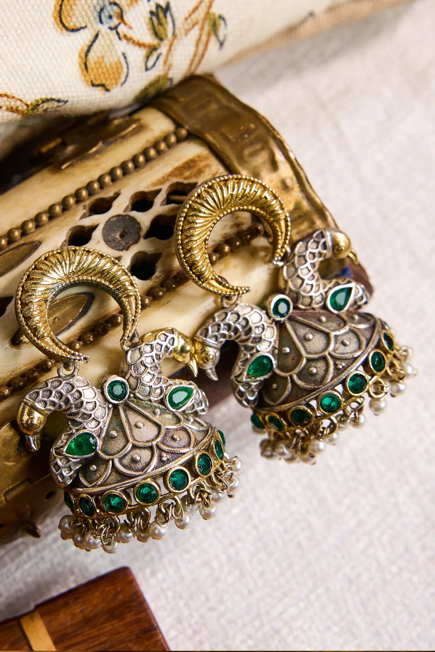 Gilded Plumage Earrings