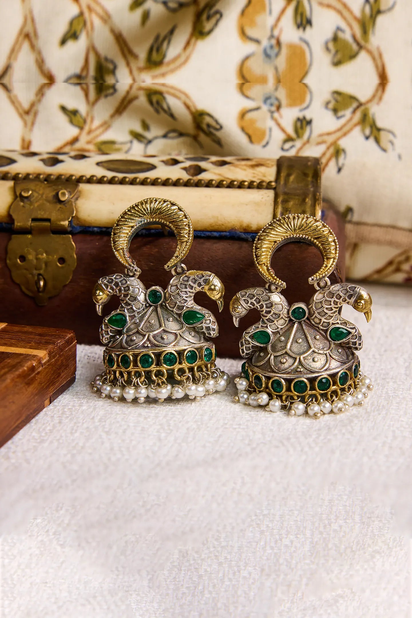 Gilded Plumage Earrings