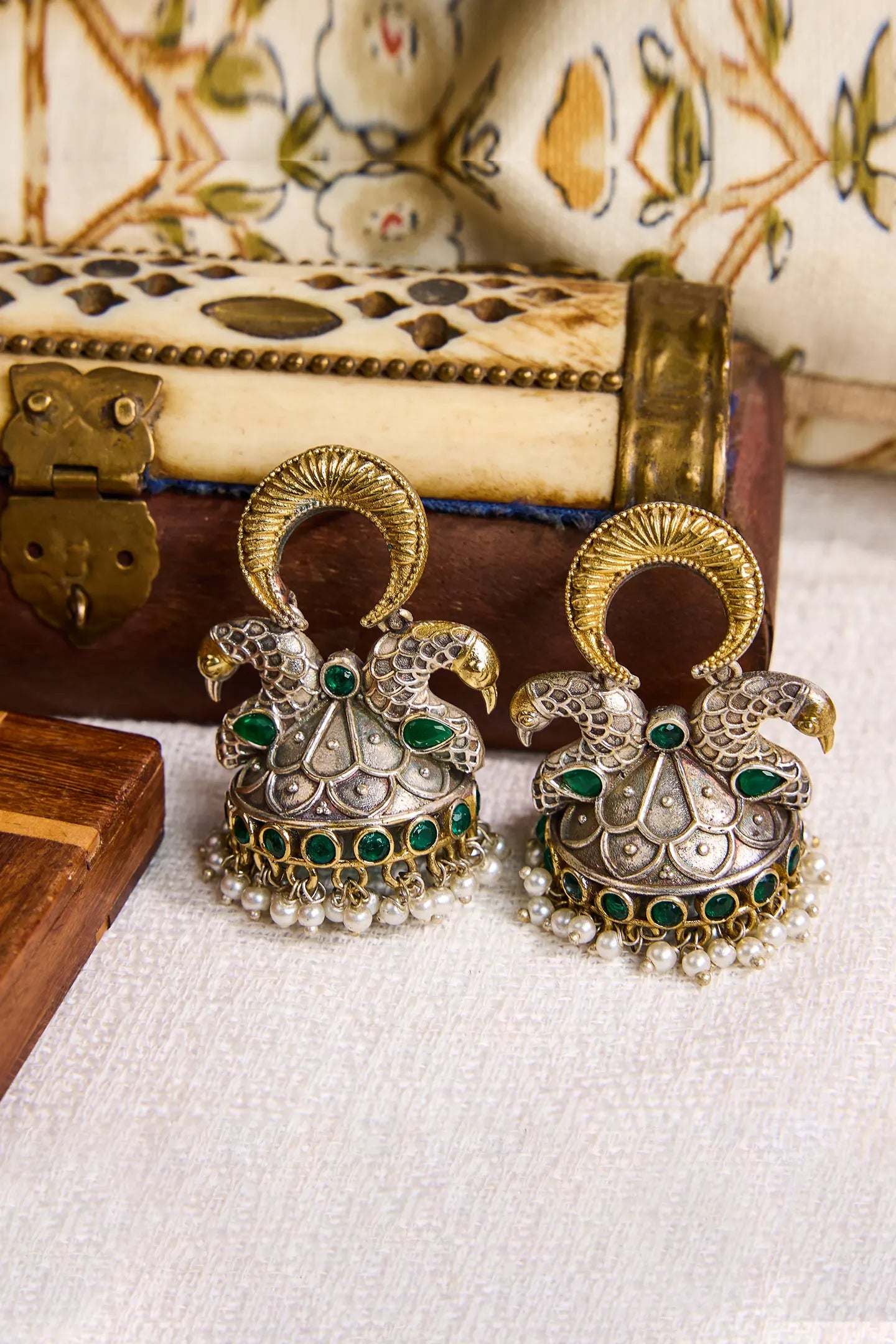 Gilded Plumage Earrings