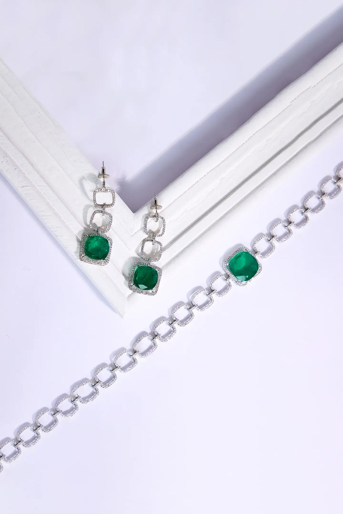 American Diamond Allure Exquisite Choker & Earrings Collection