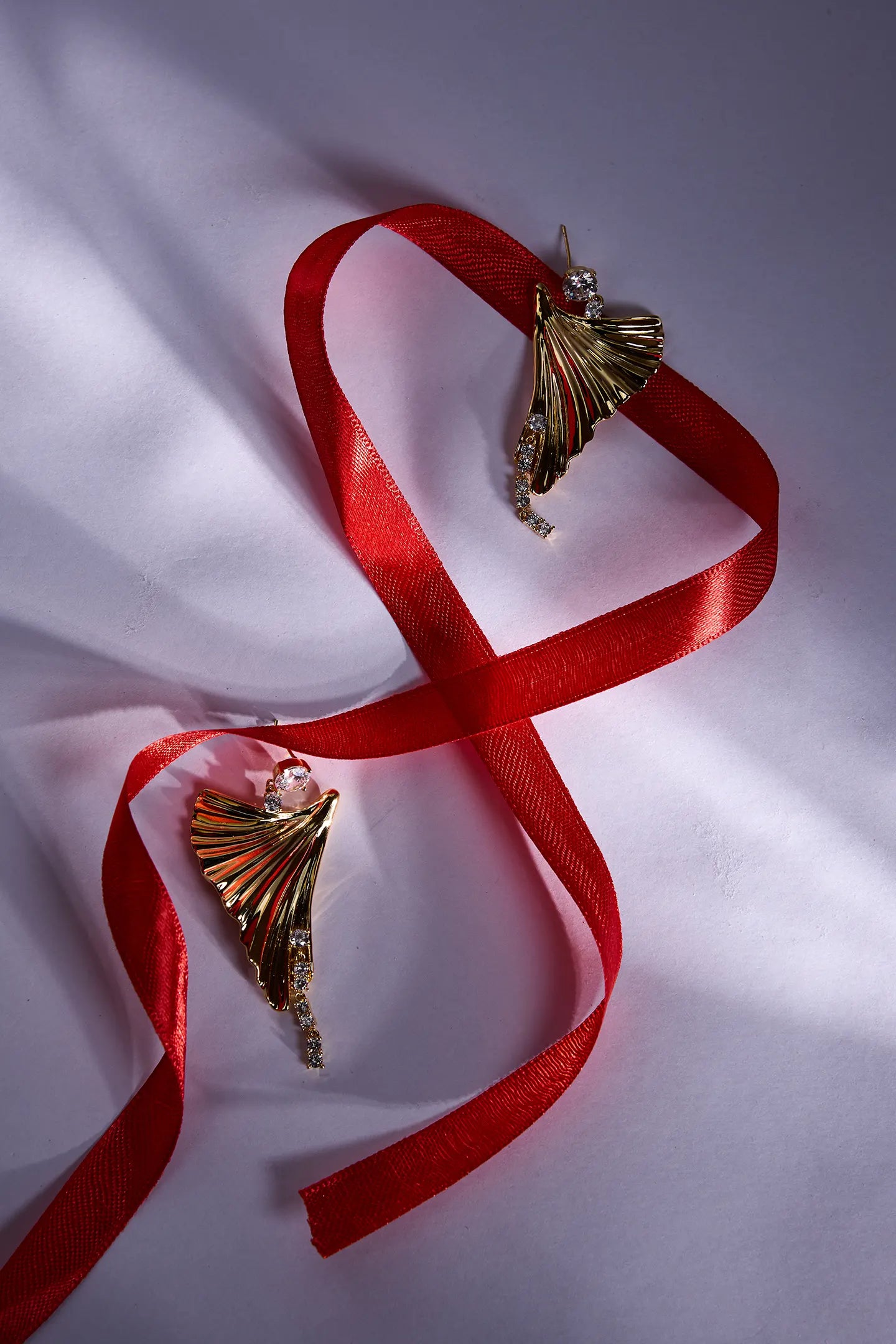 Dazzling Gold Plated Earrings