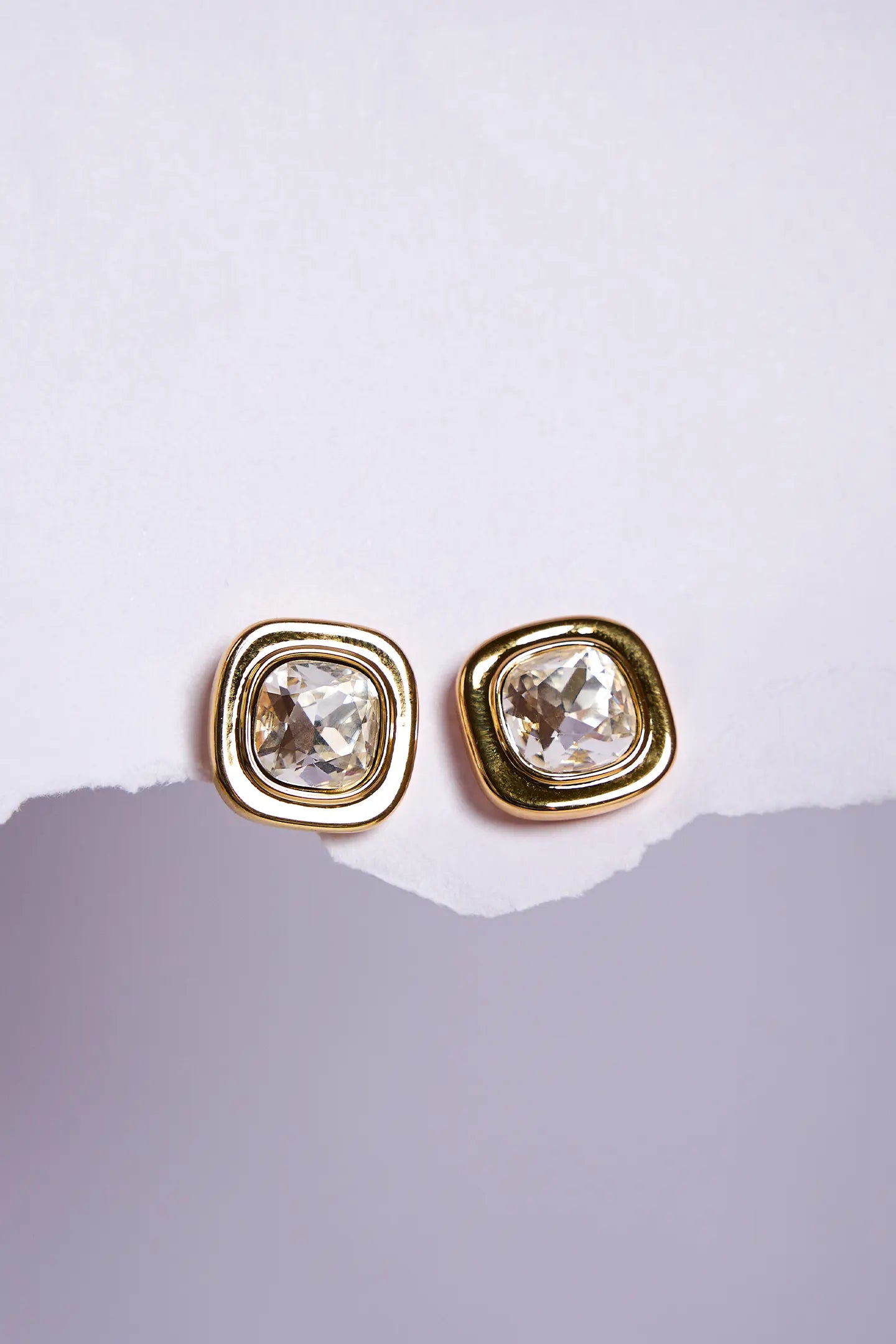 Square Glamour studs