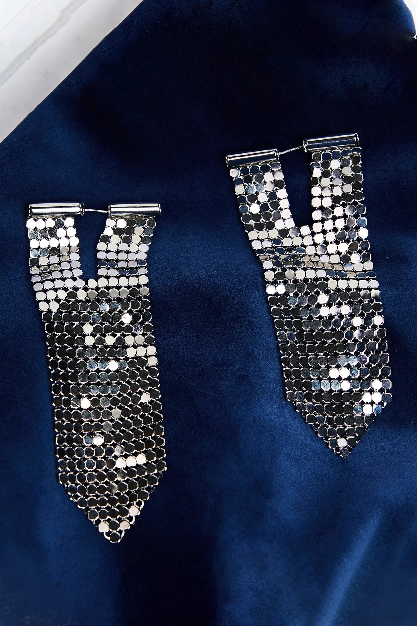 Silver Fringe Earrings