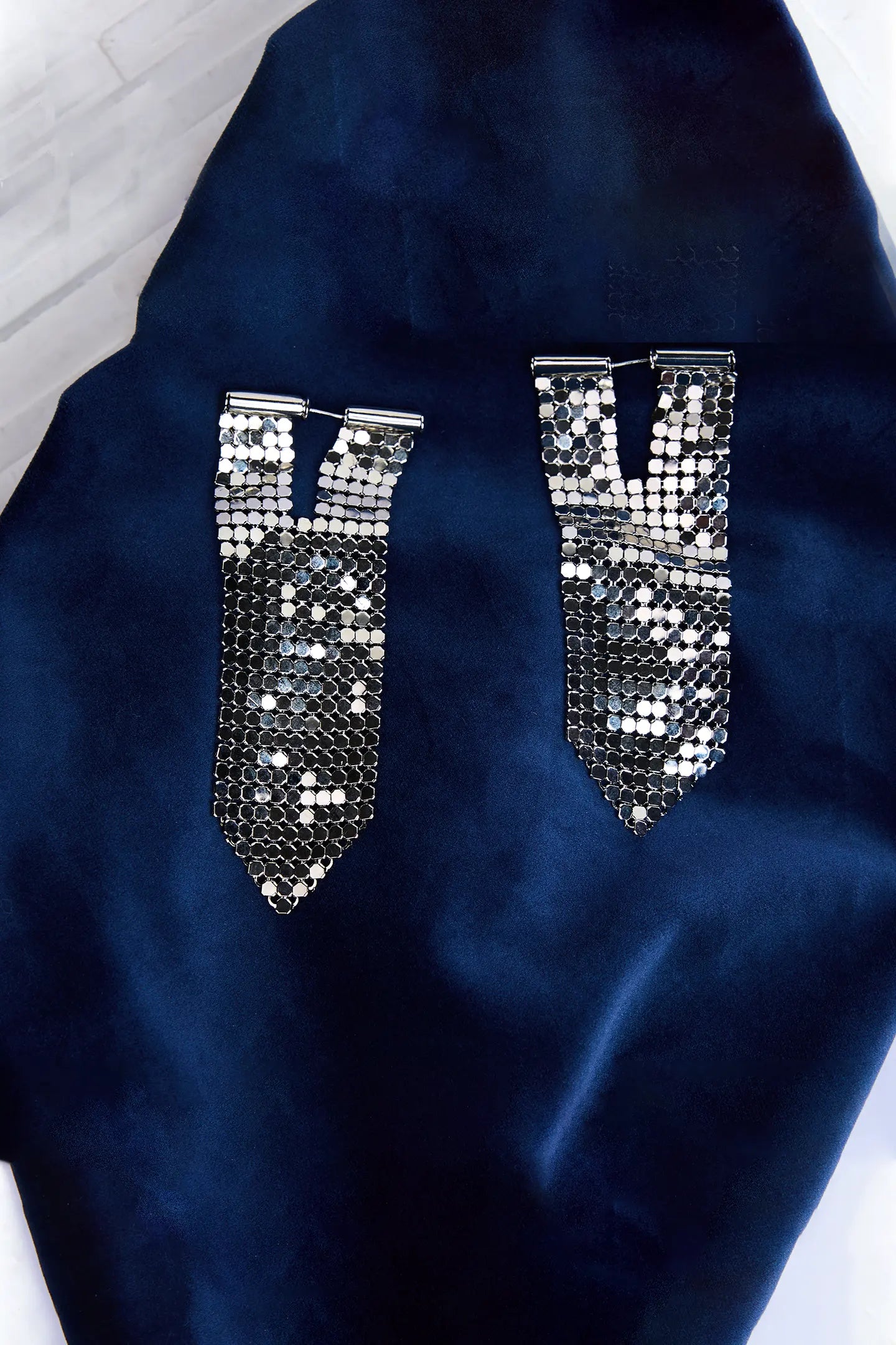 Silver Fringe Earrings