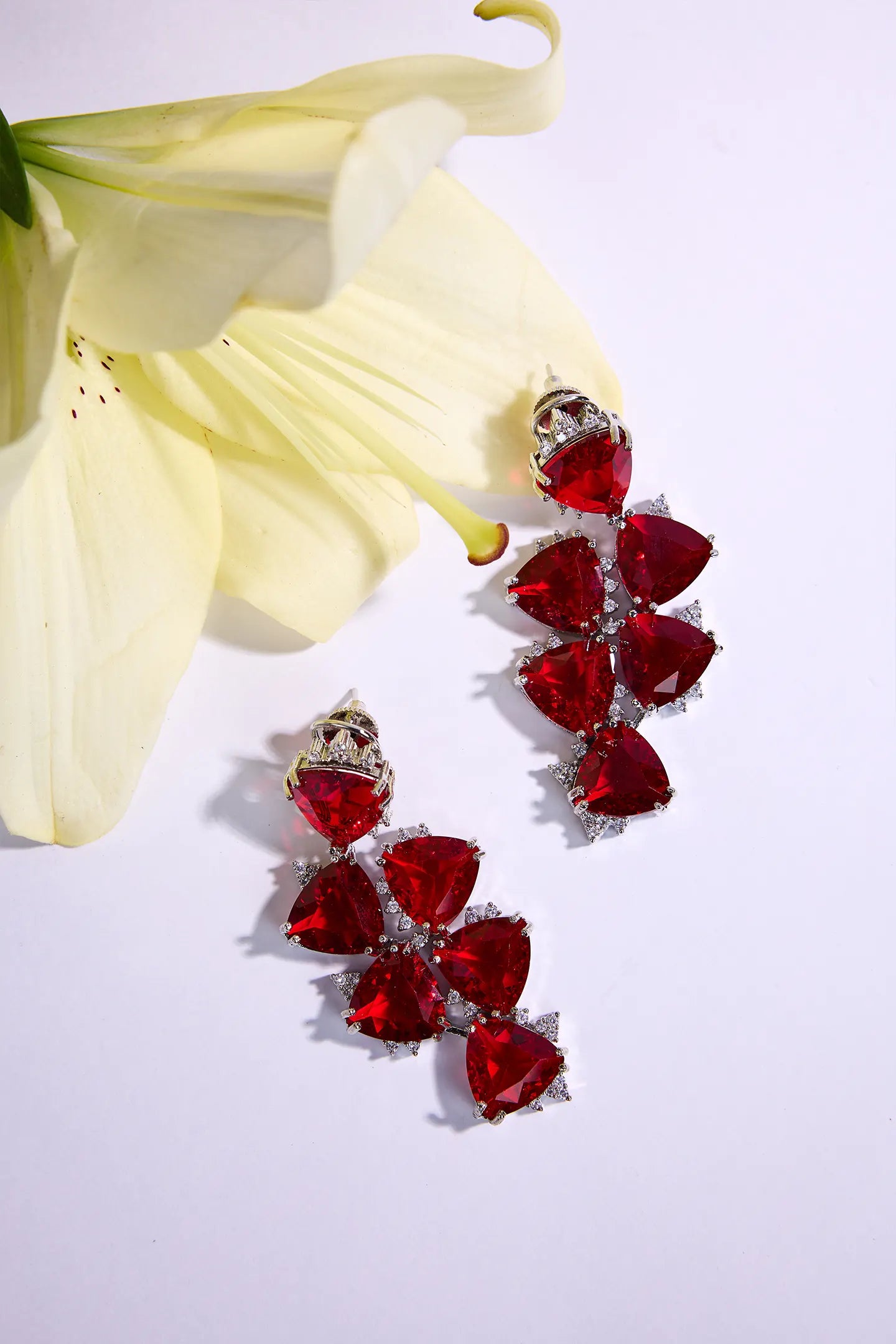 Scarlet Sparkle Earrings