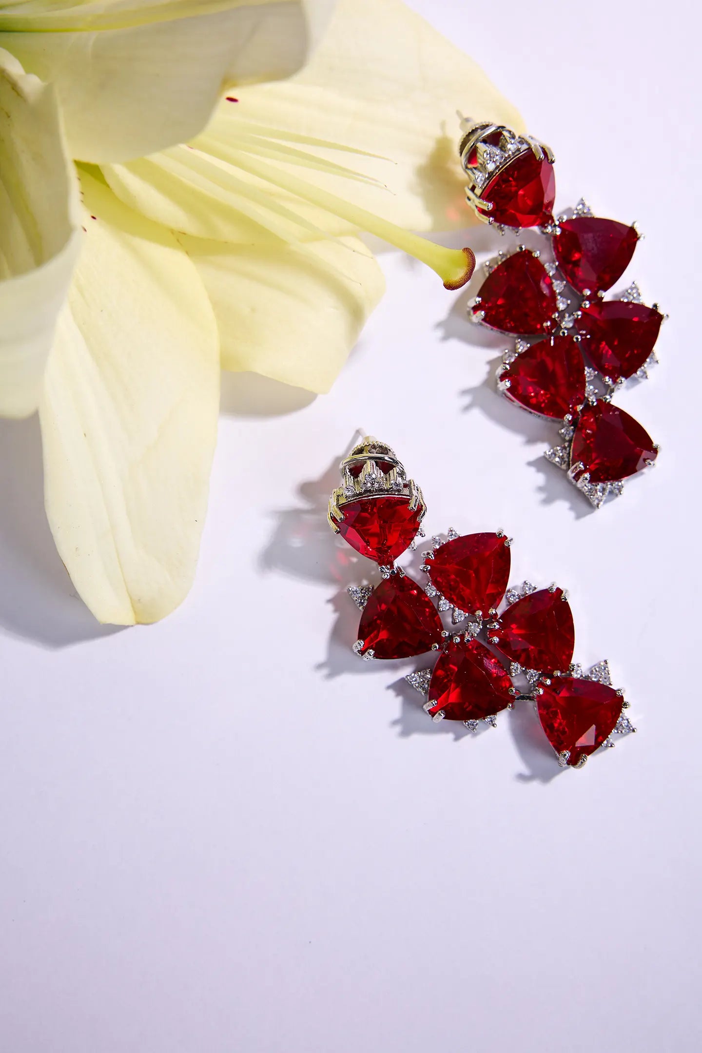 Scarlet Sparkle Earrings