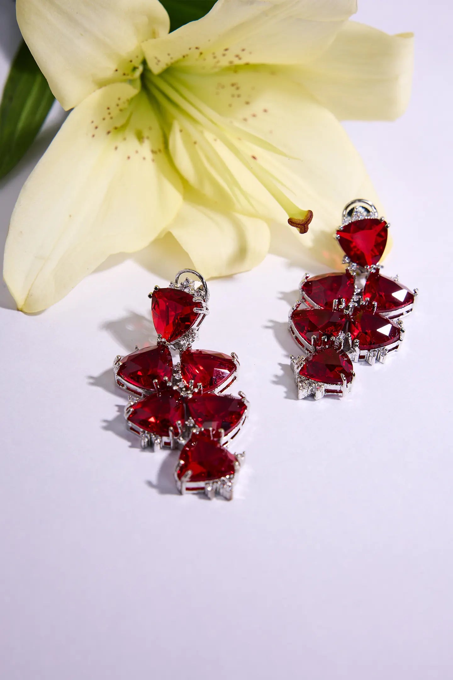 Scarlet Sparkle Earrings