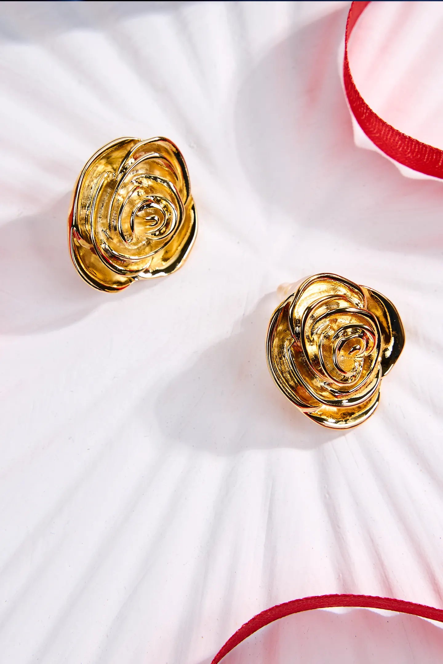 Golden Rose Glow Earrings