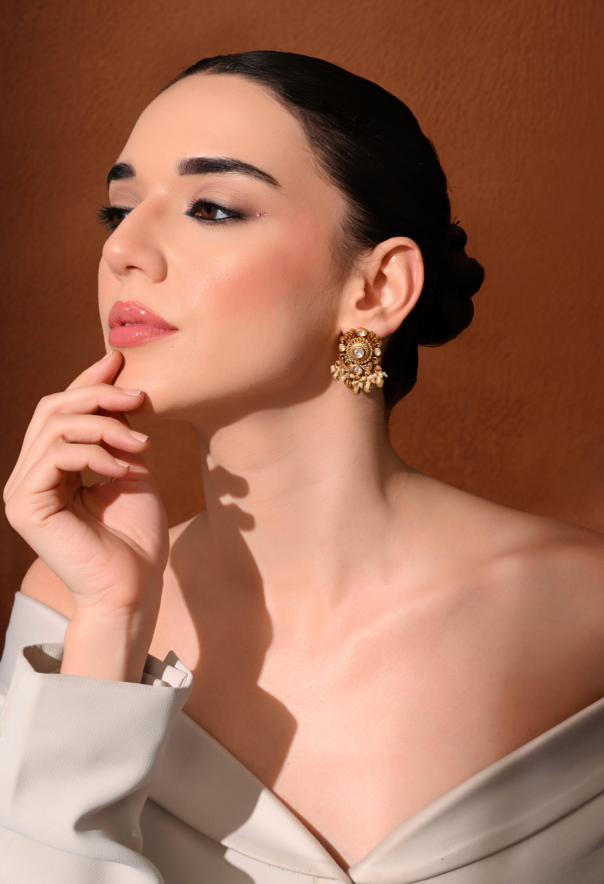 Royal Pearl Bloom Studs