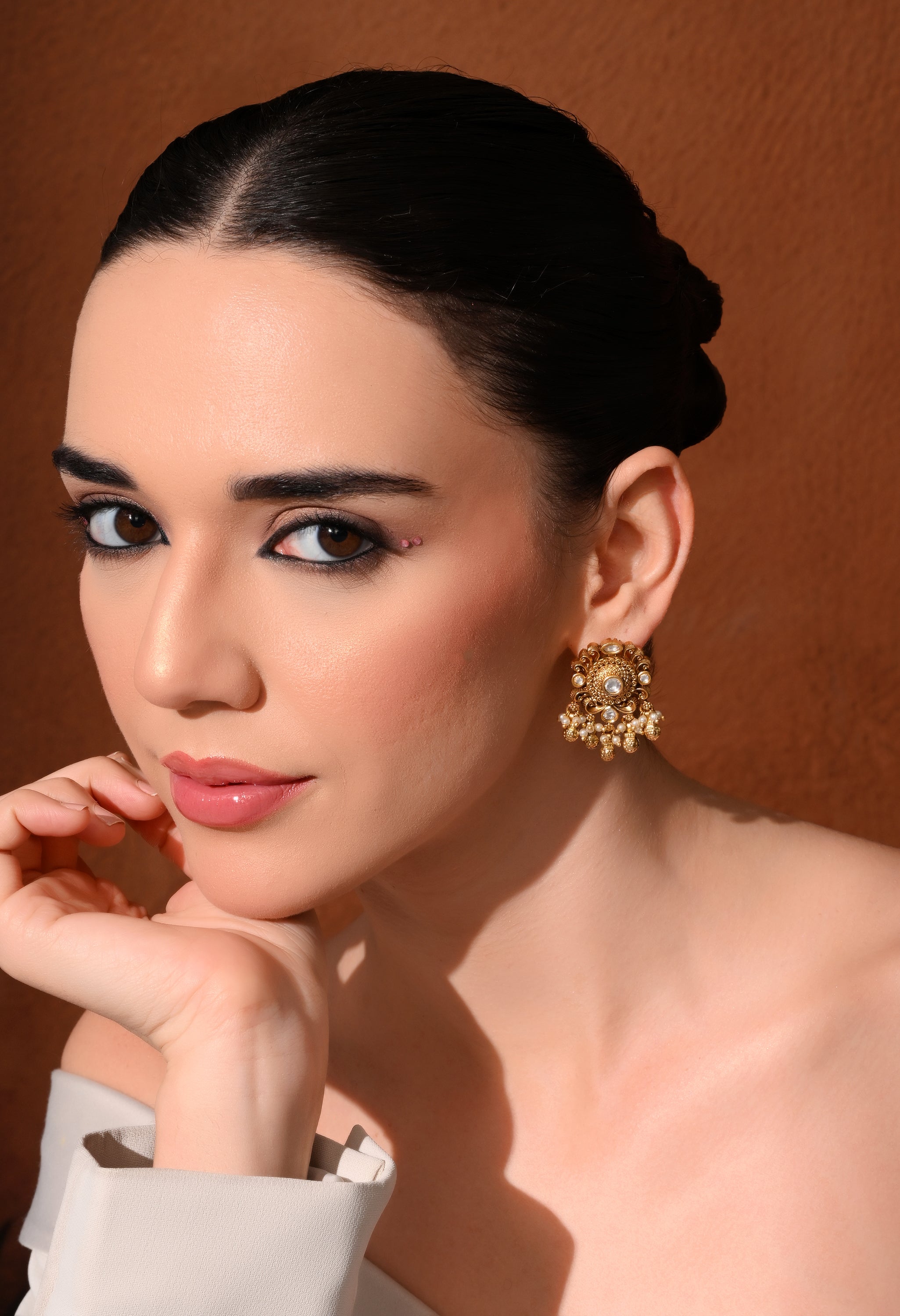 Royal Pearl Bloom Studs