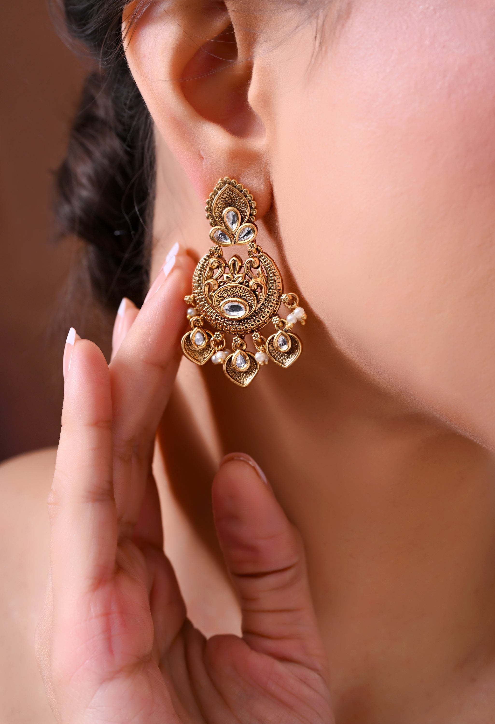 Golden Dewdrop Chandeliers