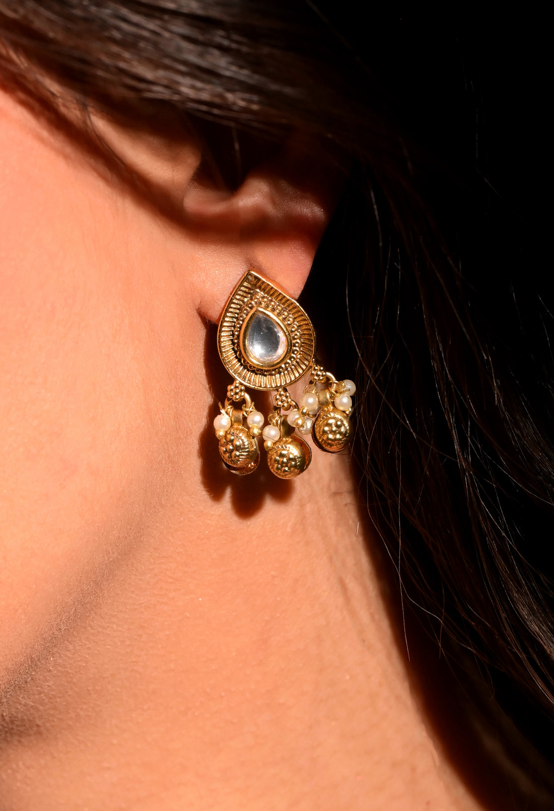 Golden Dewdrop Earrings