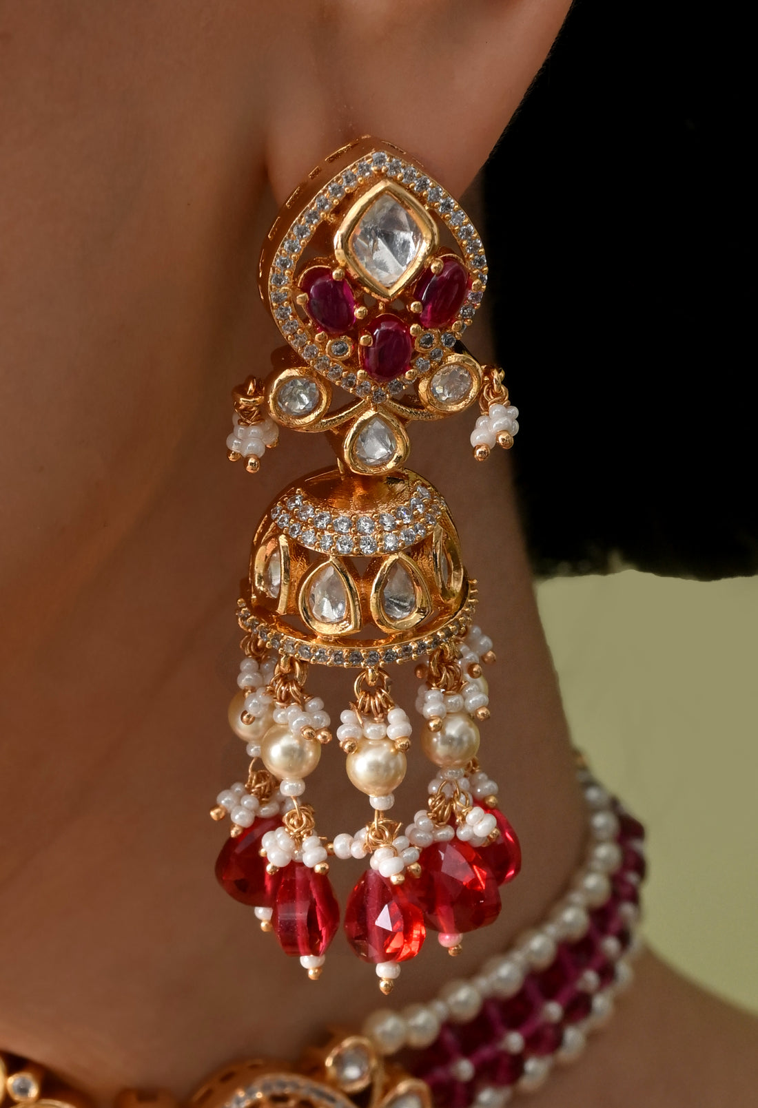 Exquisite Royal Floral Jewelry Set