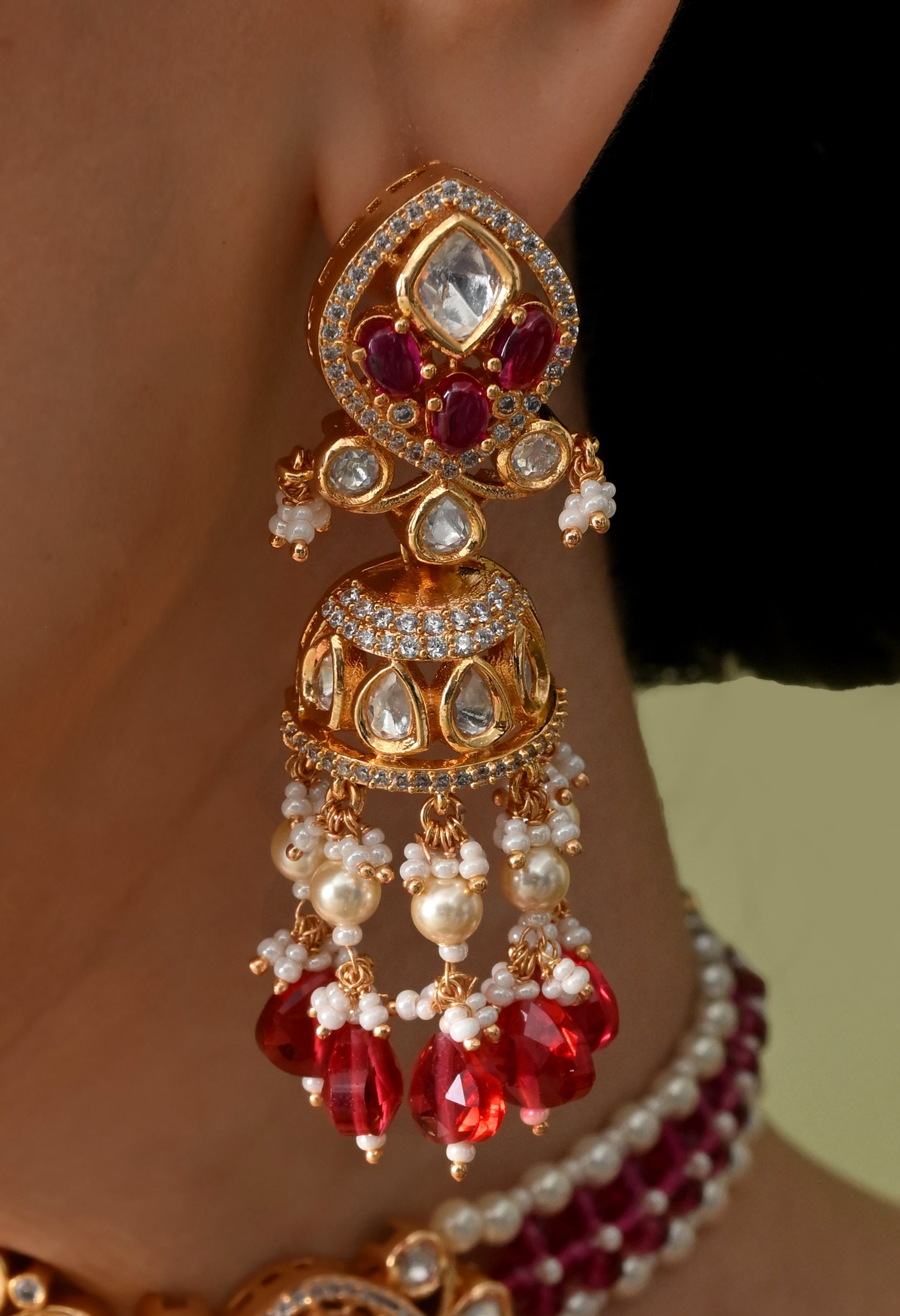 Exquisite Royal Floral Jewelry Set