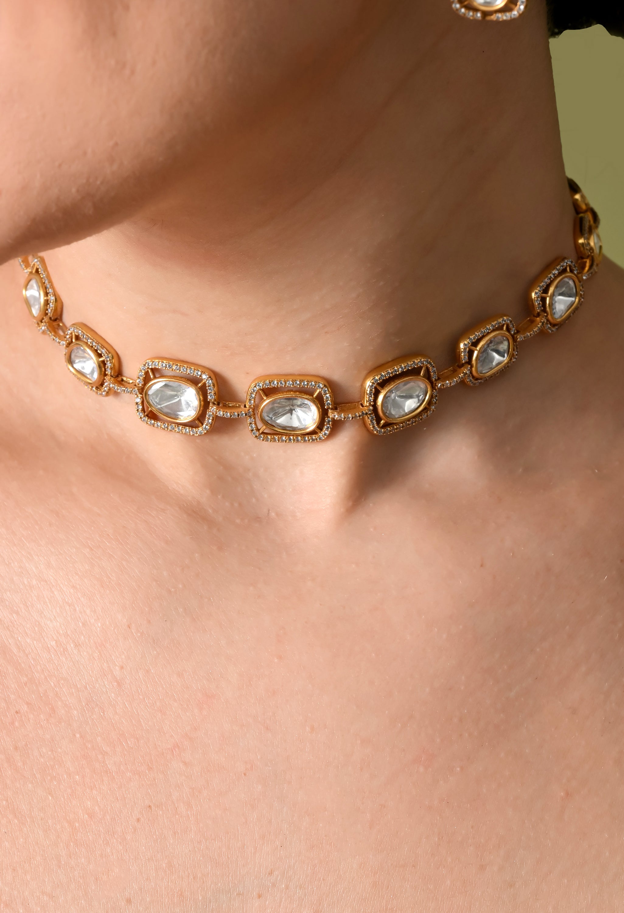 Elegant Golden Charm Jewelry Set