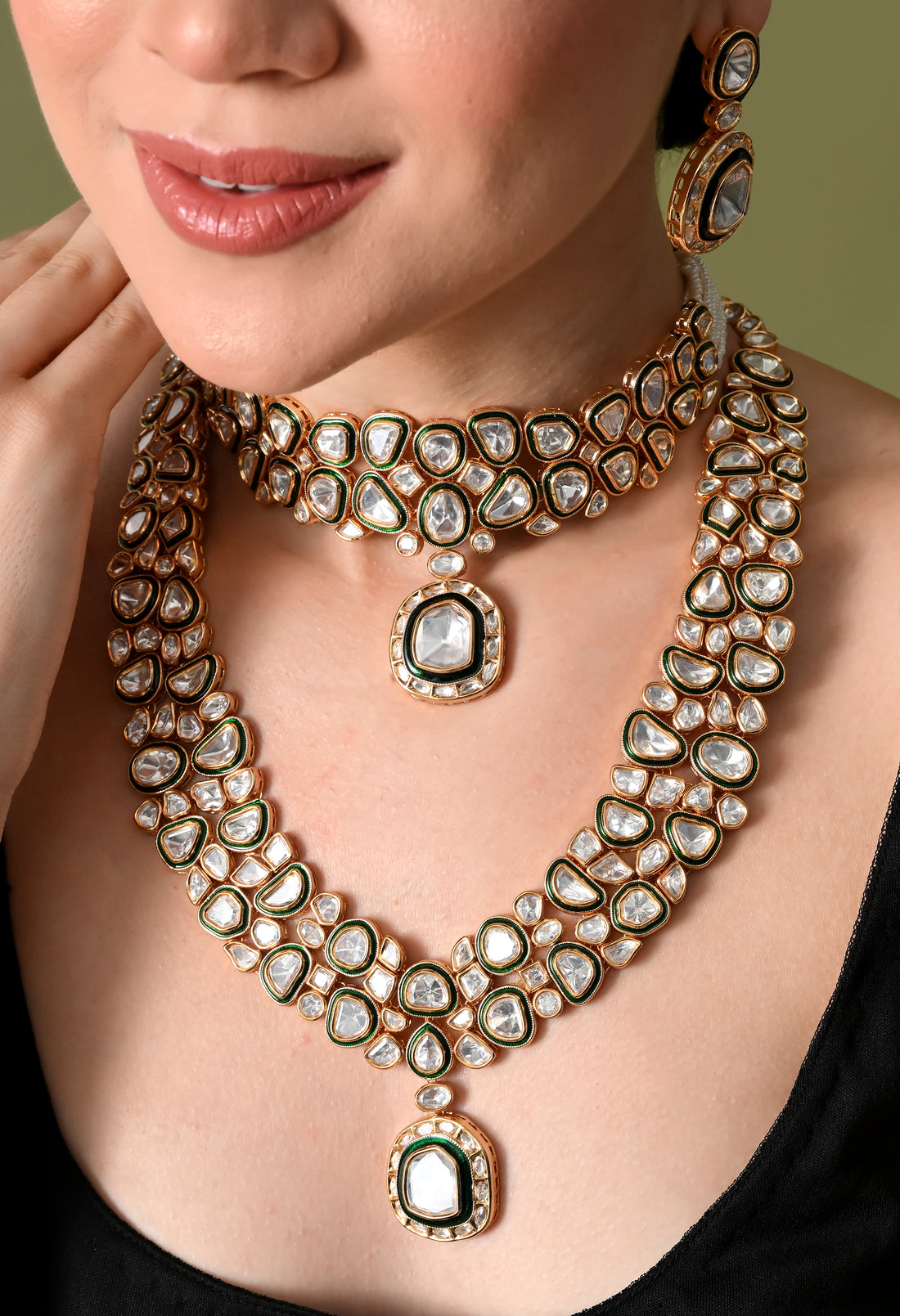 Regal Radiance Kundan Bridal Set