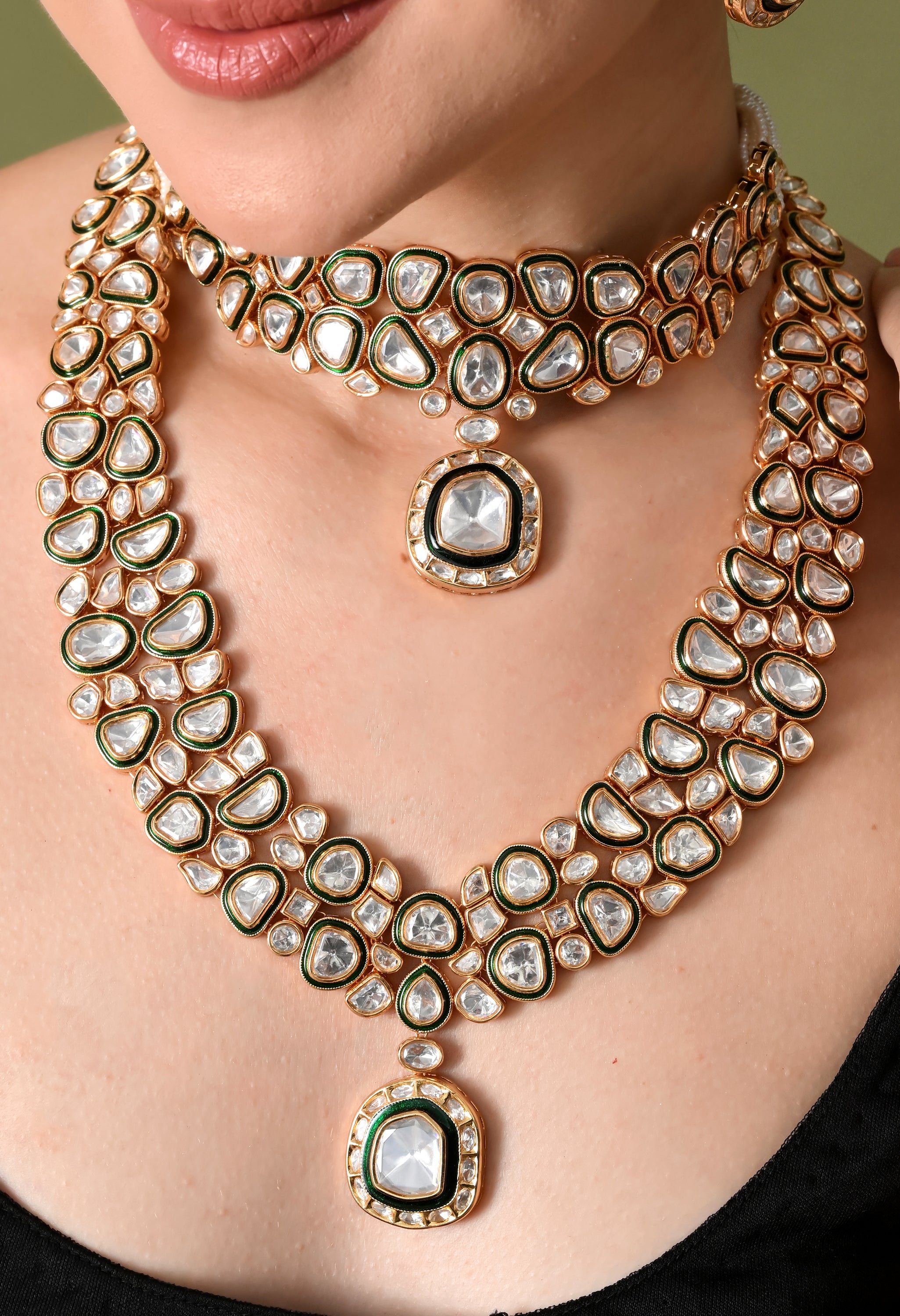 Regal Radiance Kundan Bridal Set