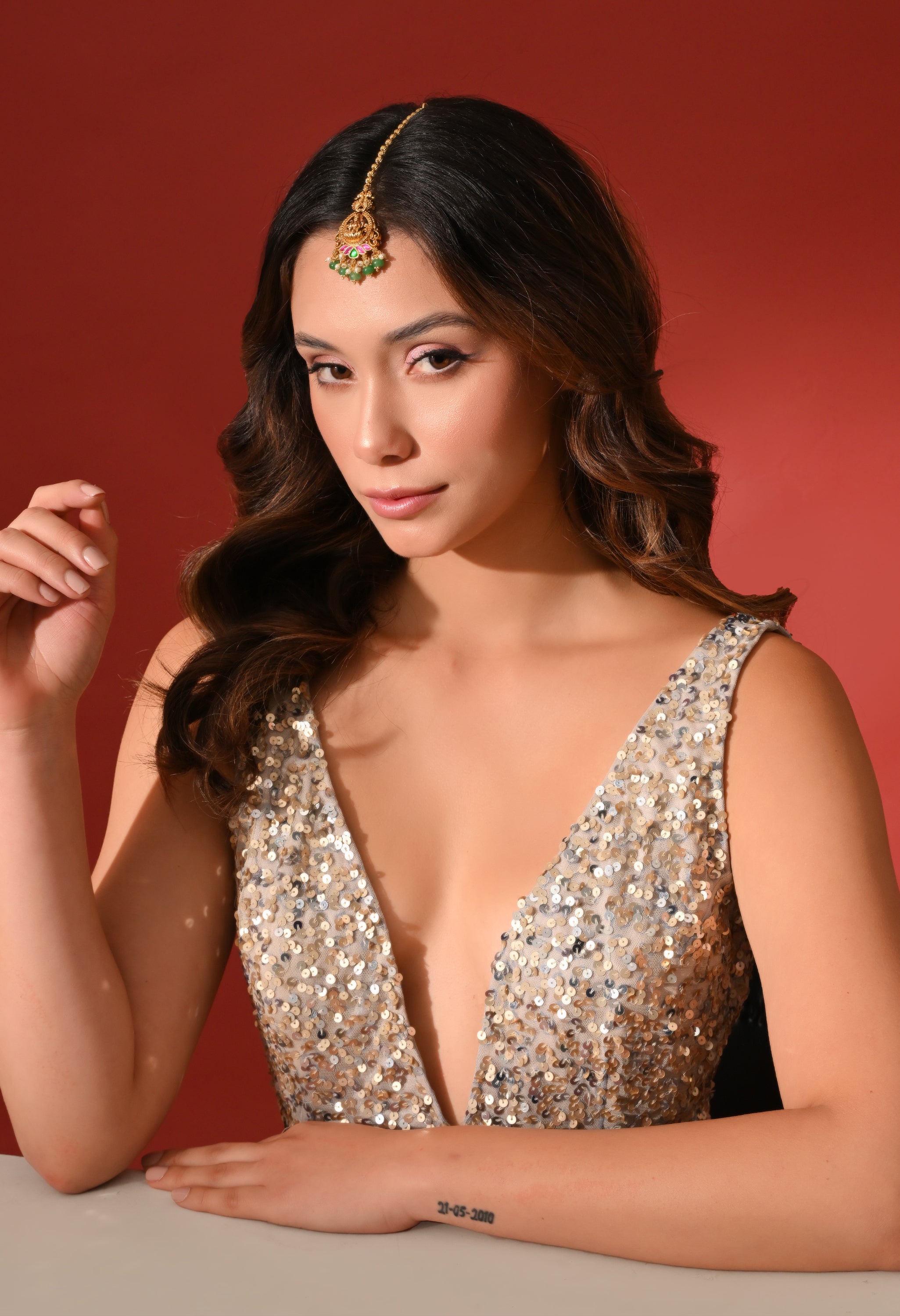 Noor Gul Maang Tikka