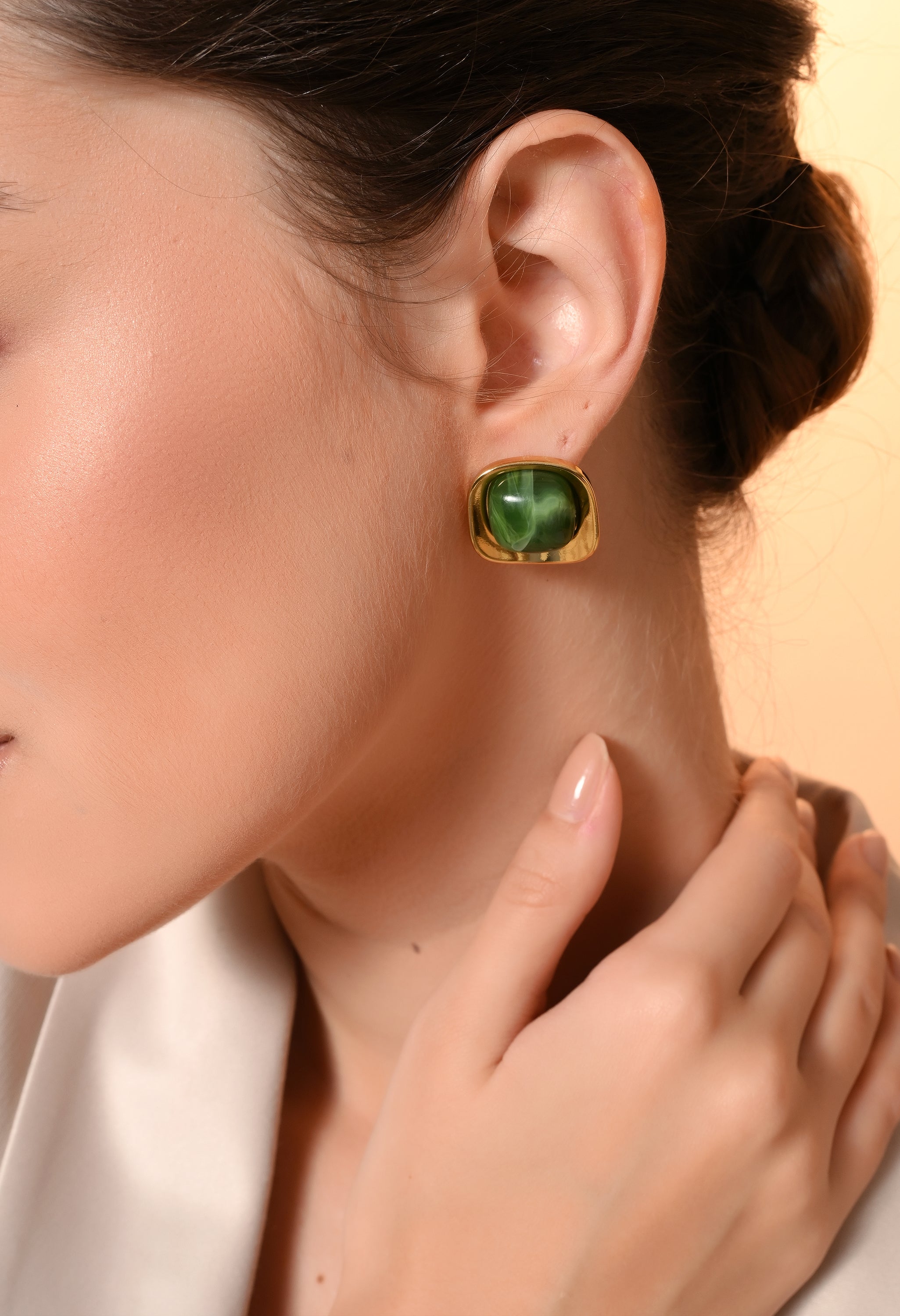 Emerald Radiance Studs
