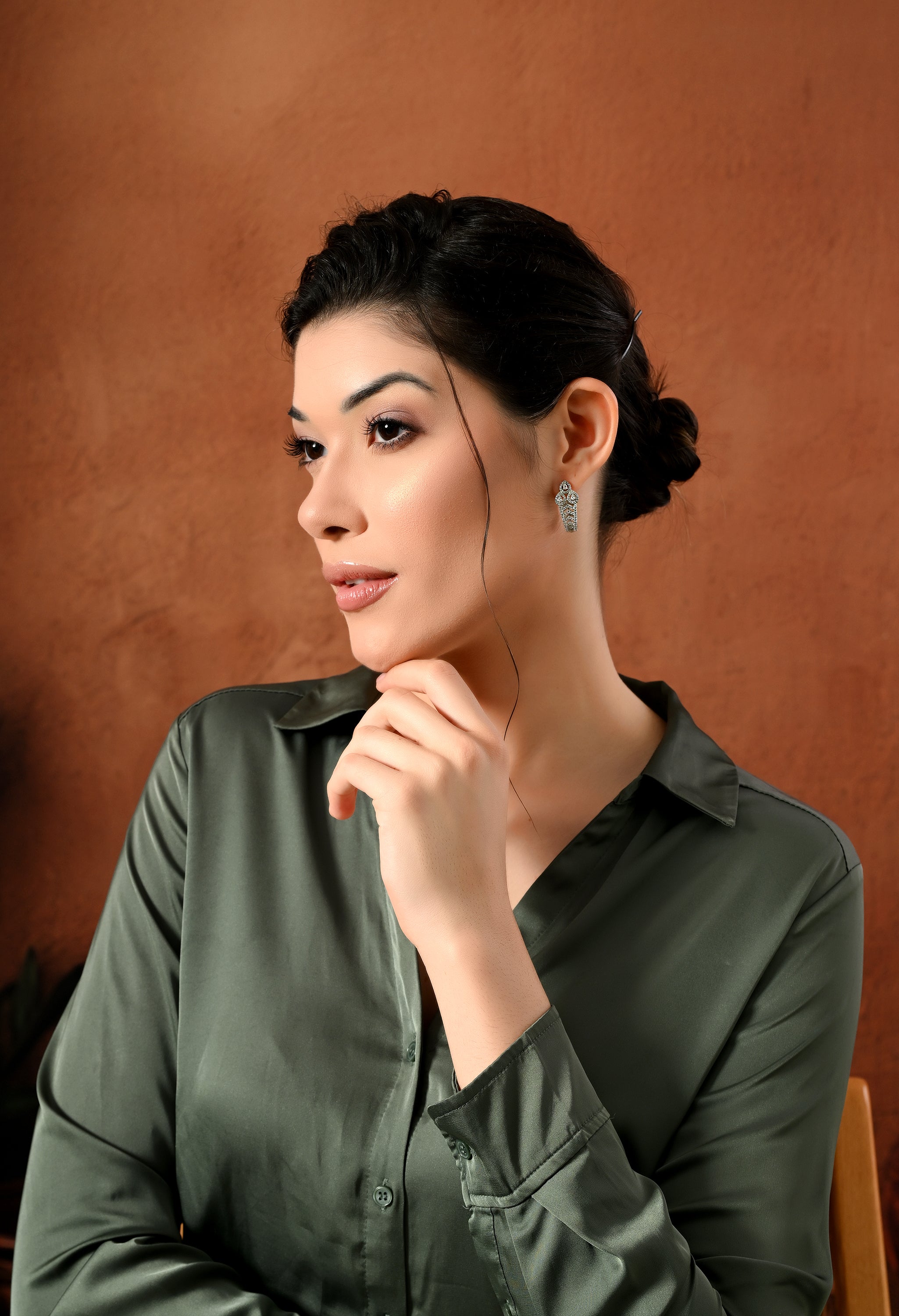 Radiant Spark Diamond Drop Earrings