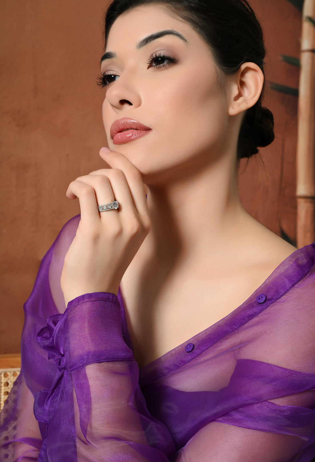 Sparkling Elegance Shimmering Crystal Ring