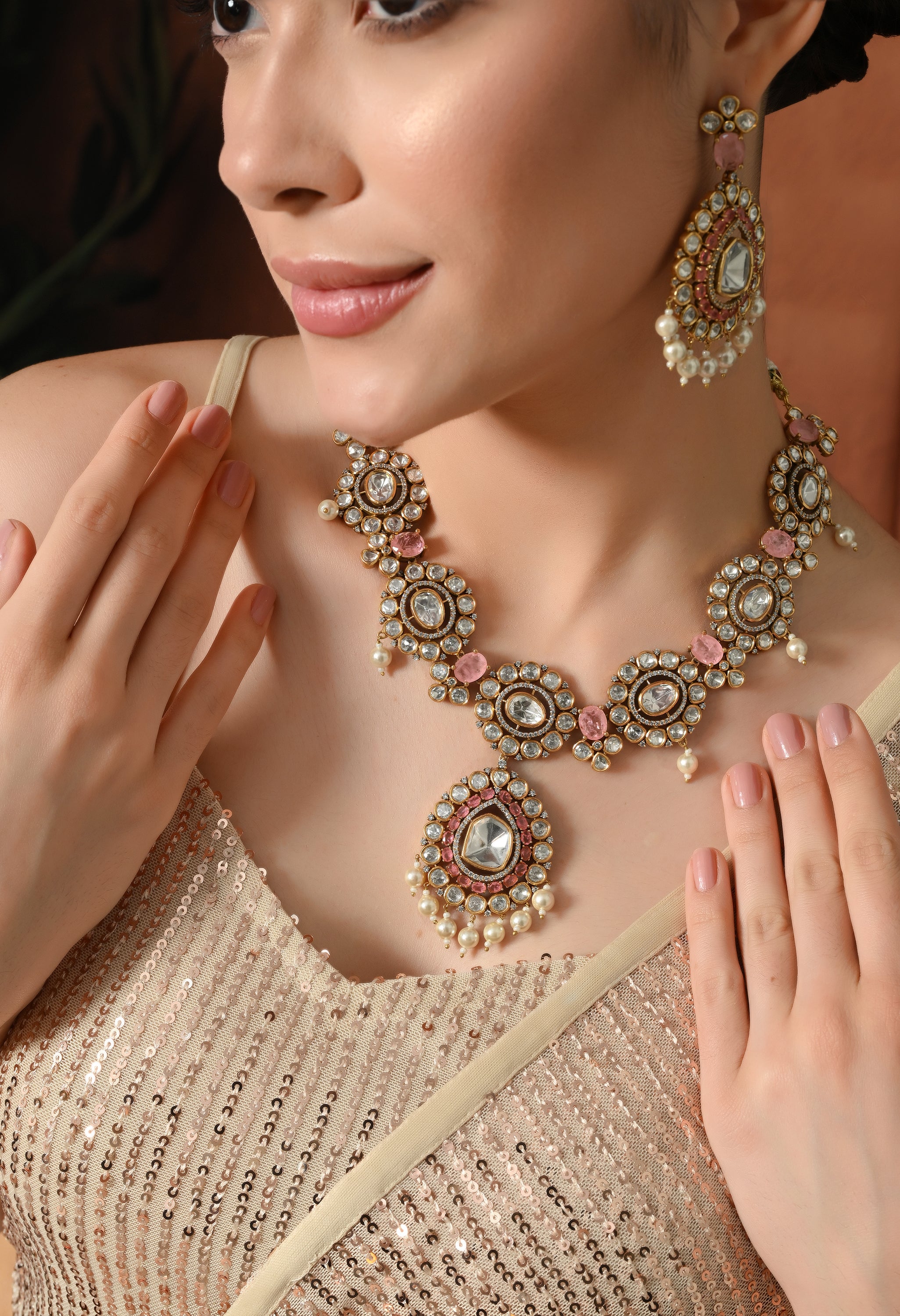 Radiant Royal Elegance Necklace Set