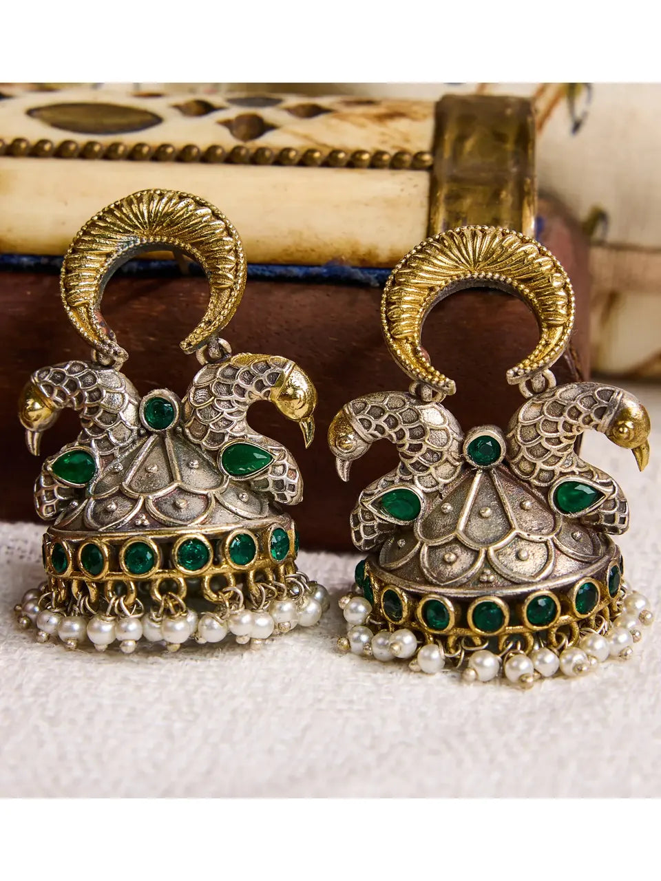 Gilded Plumage Earrings
