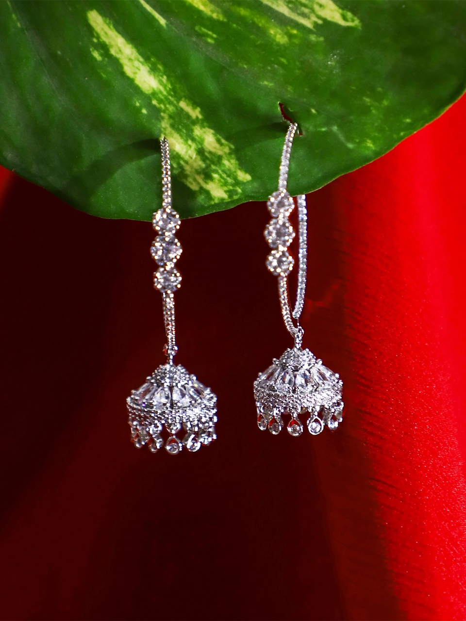 Alishba Hoop Jhumka Earrings