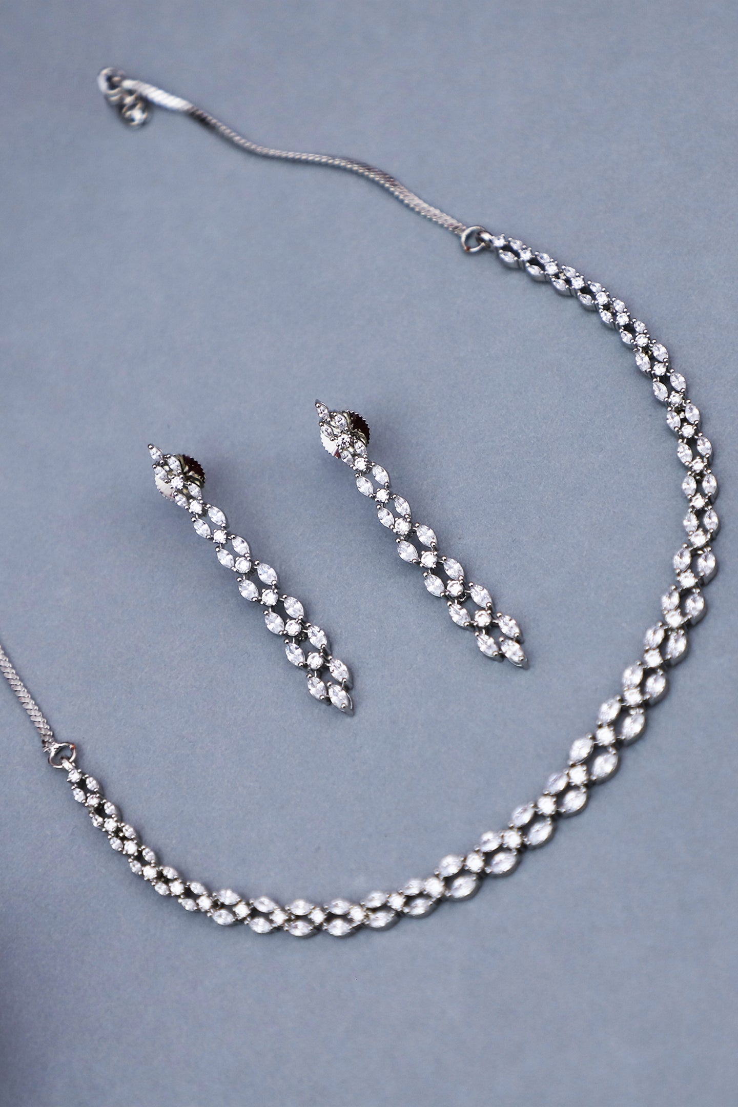 Sparkle Line Necklace Set